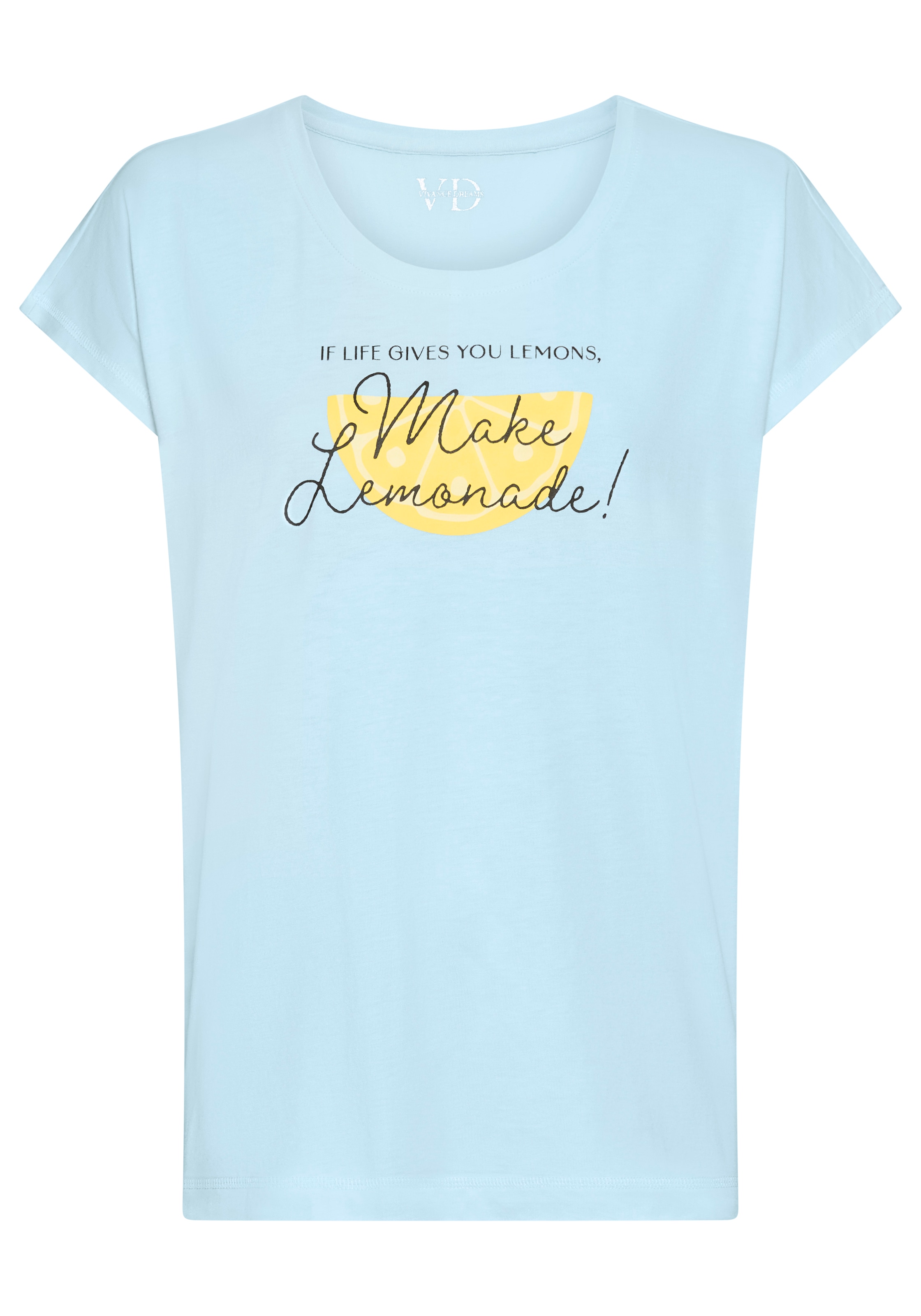 Vivance Dreams Pyjamaoberteil mit Frontprint
