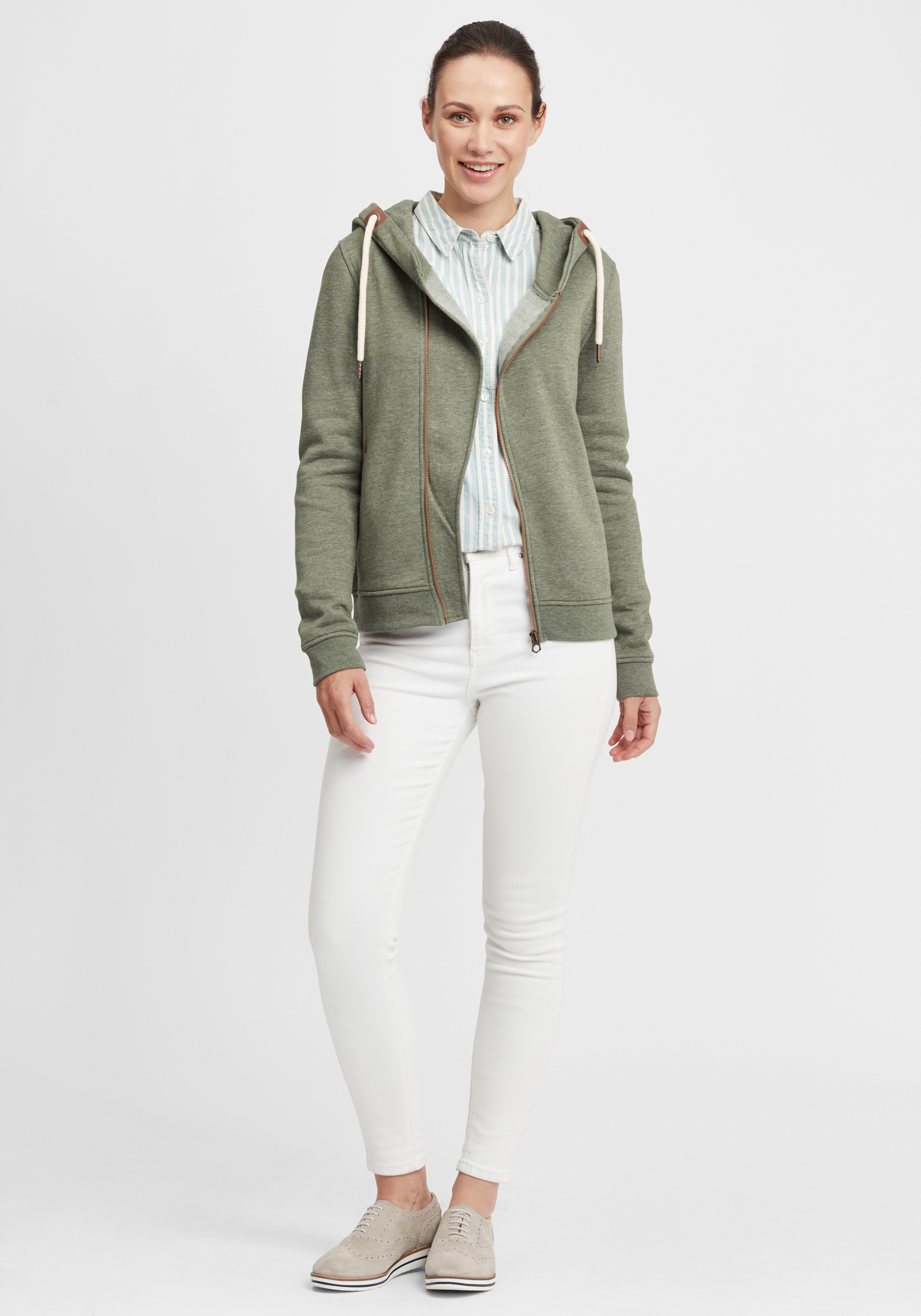 OXMO Kapuzensweatjacke »Kapuzensweatjacke OXVicky«