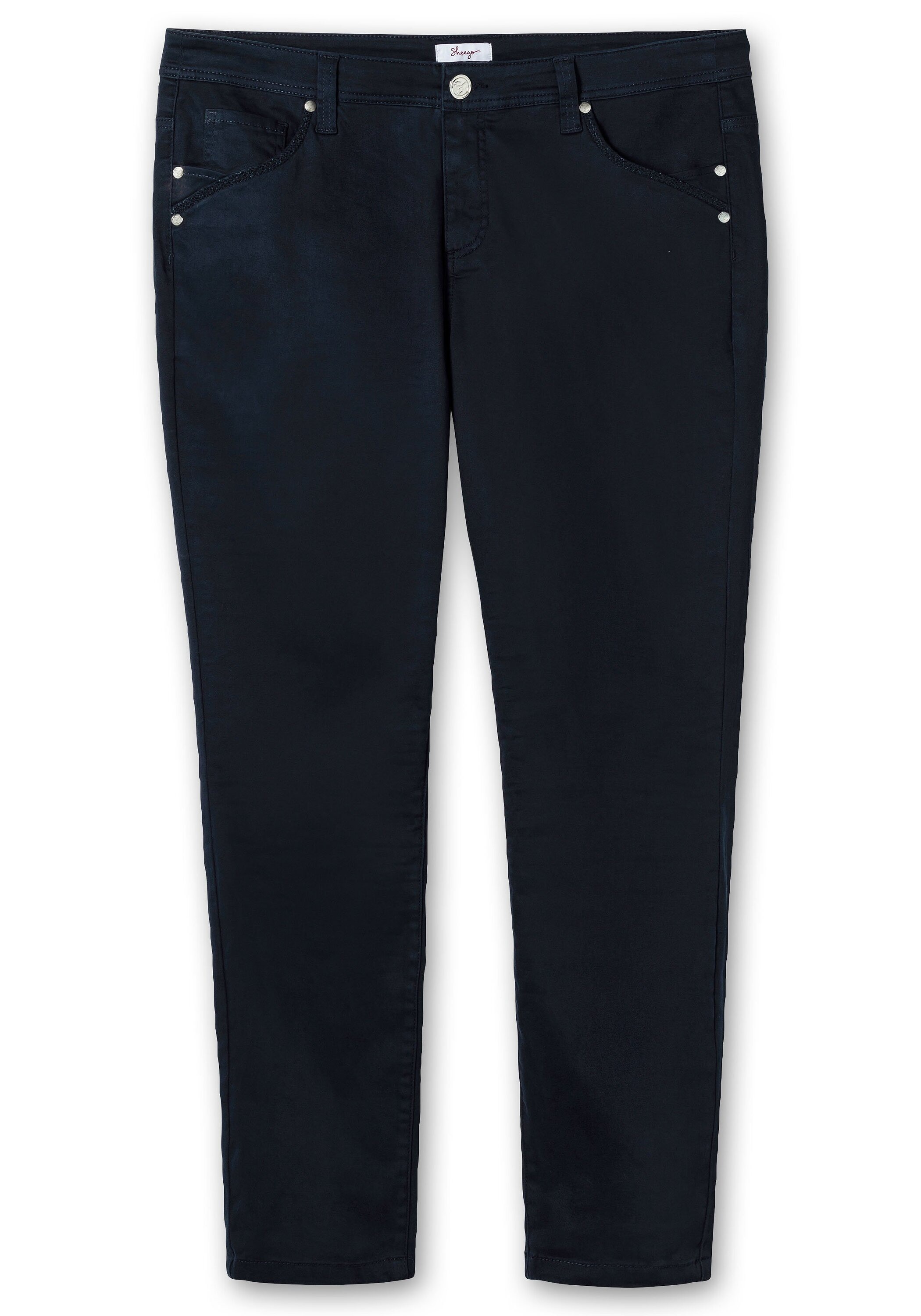 Sheego Stretch-Hose »Twillhose für schmale Beine und mehr Bauch«