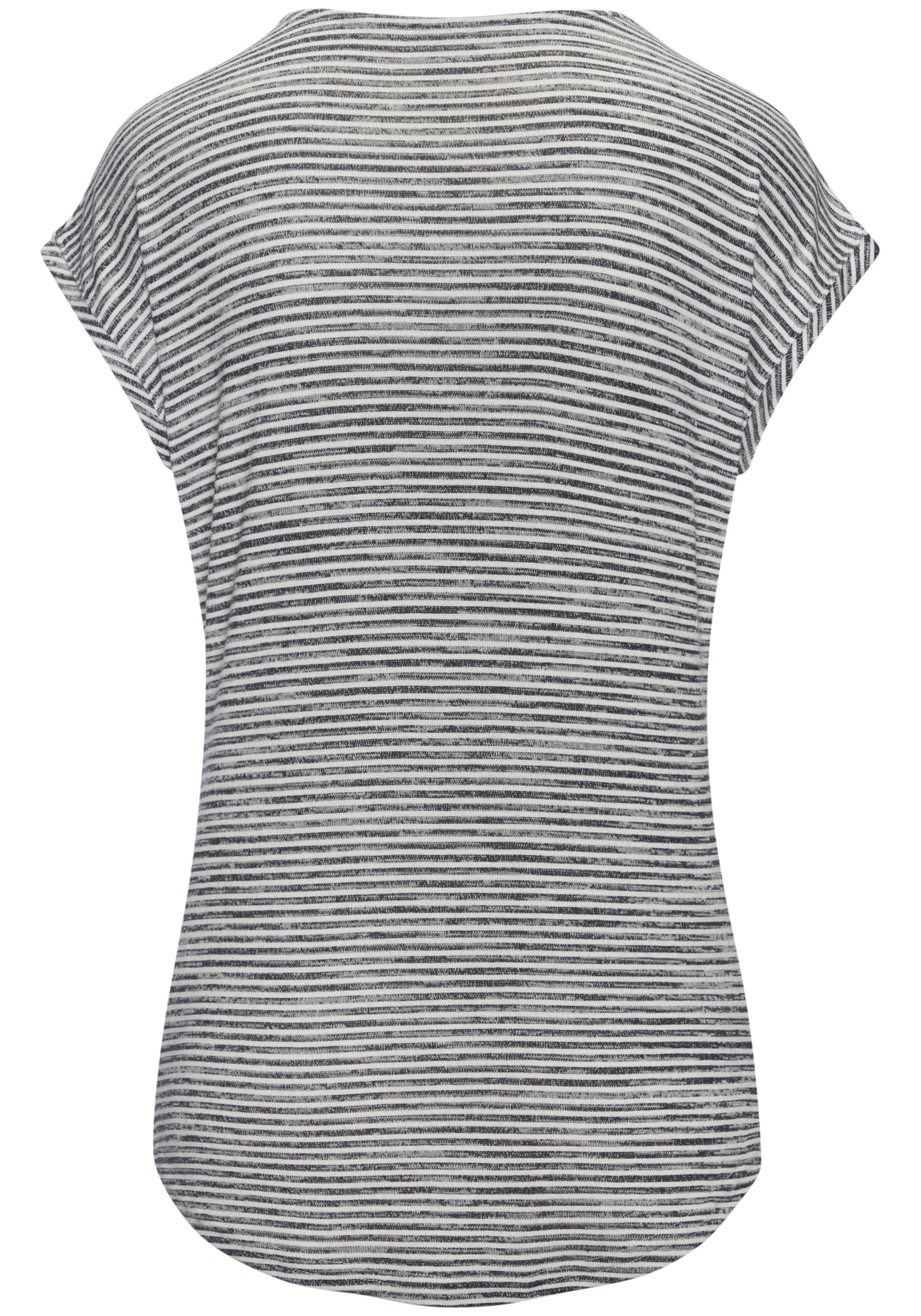 Vivance Kurzarmshirt »mit Streifendesign« aus weicher Viskose-Qualität