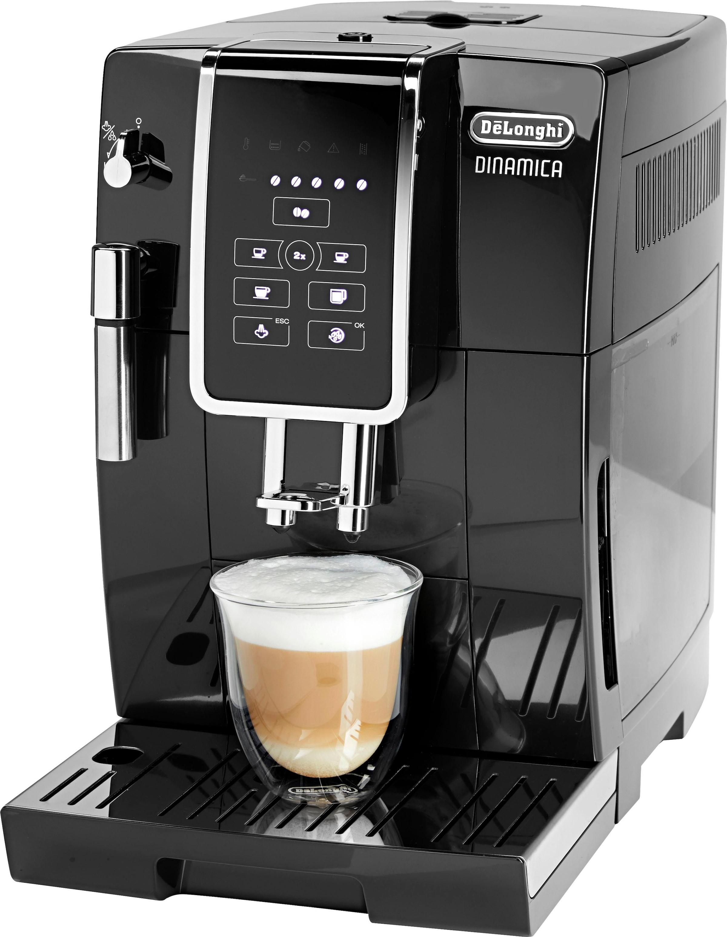 De'Longhi Kaffeevollautomat »Dinamica ECAM 358.15.B«, Sensor-Bedienfeld, inkl. Pflegeset im Wert von € 31,99 UVP