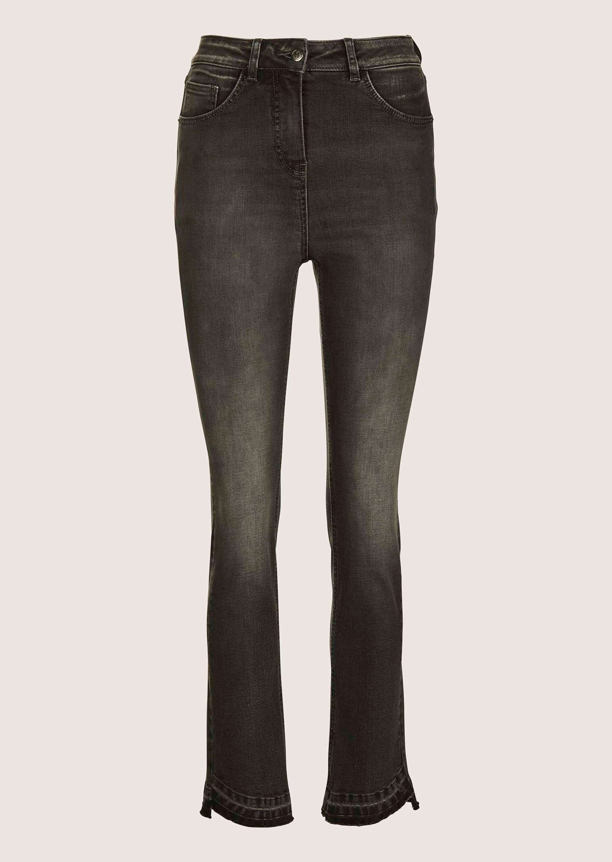 MADELEINE Regular-fit-Jeans »Jeans Five-Pocket-Hose mit schrägem Beinsaum«