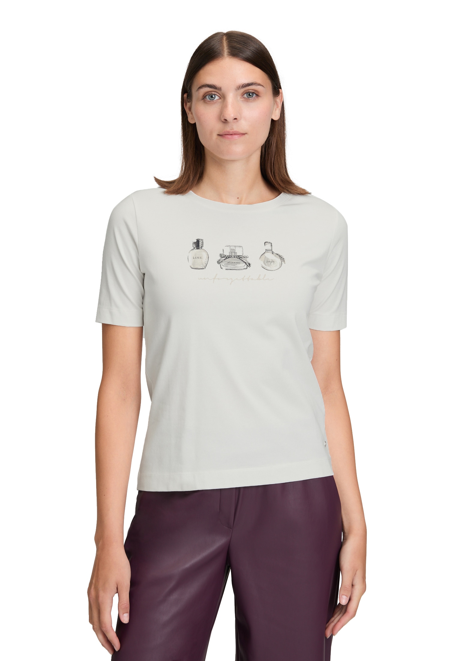 Betty&Co Langarmshirt »Casual-Shirt mit Print«