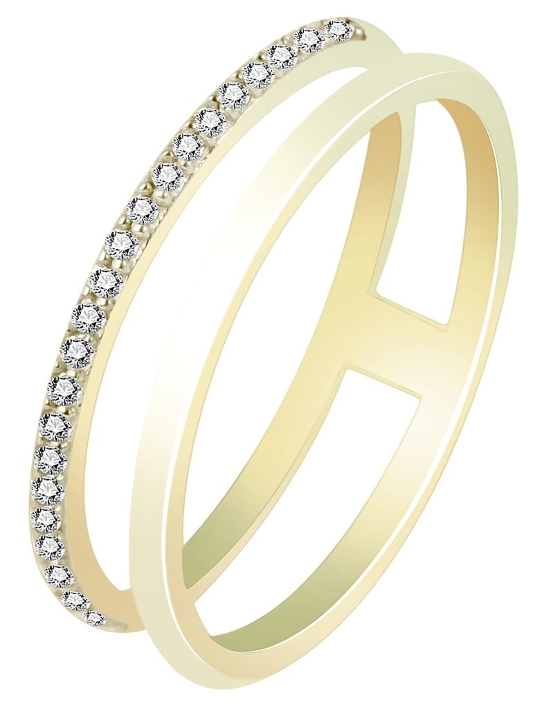 Adelia´s Fingerring »Damen Ring aus 333 Gold mit Zirkonia«