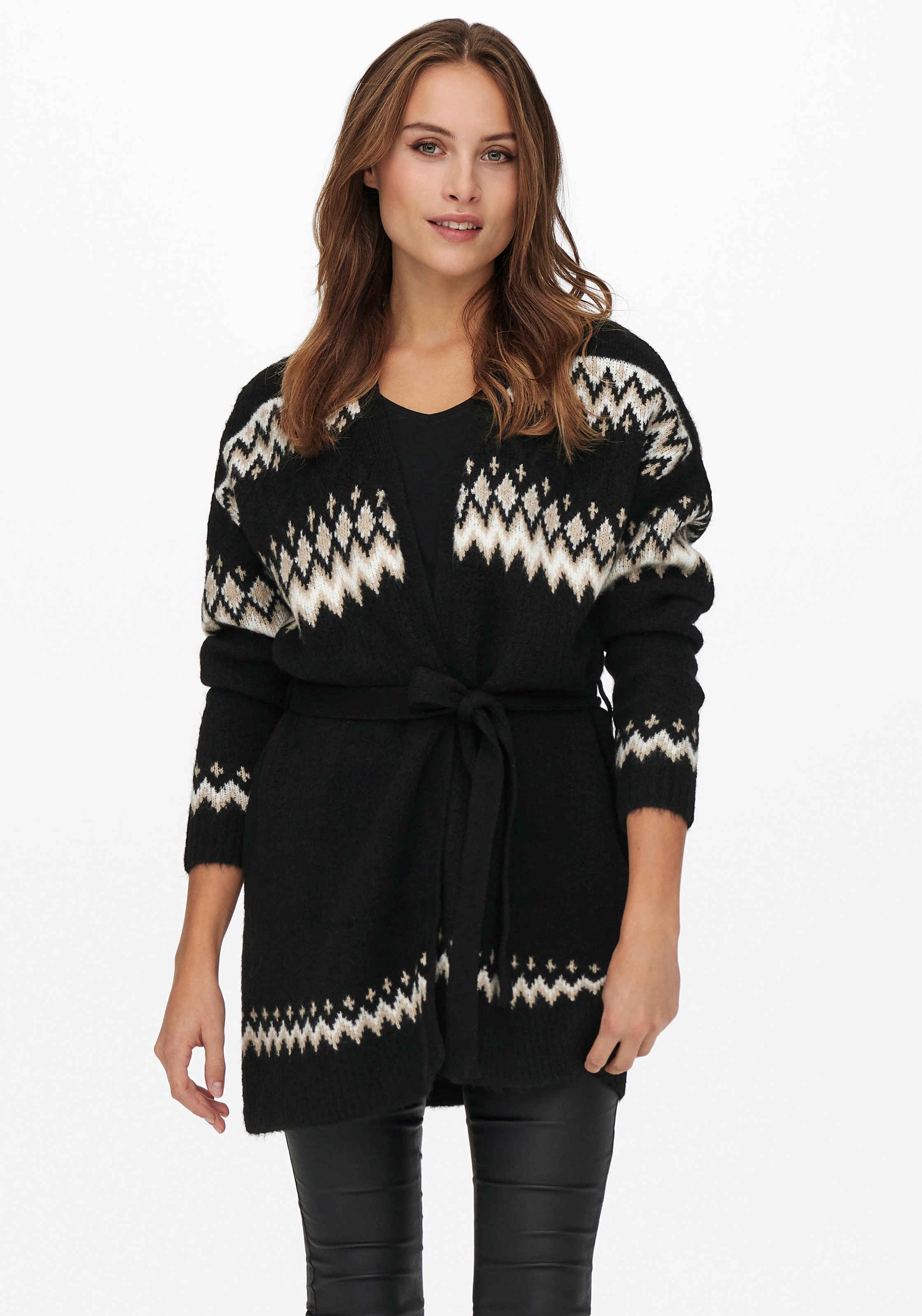 Only Jacquardstrickjacke »ONLMARJANA L/S CARDIGAN«