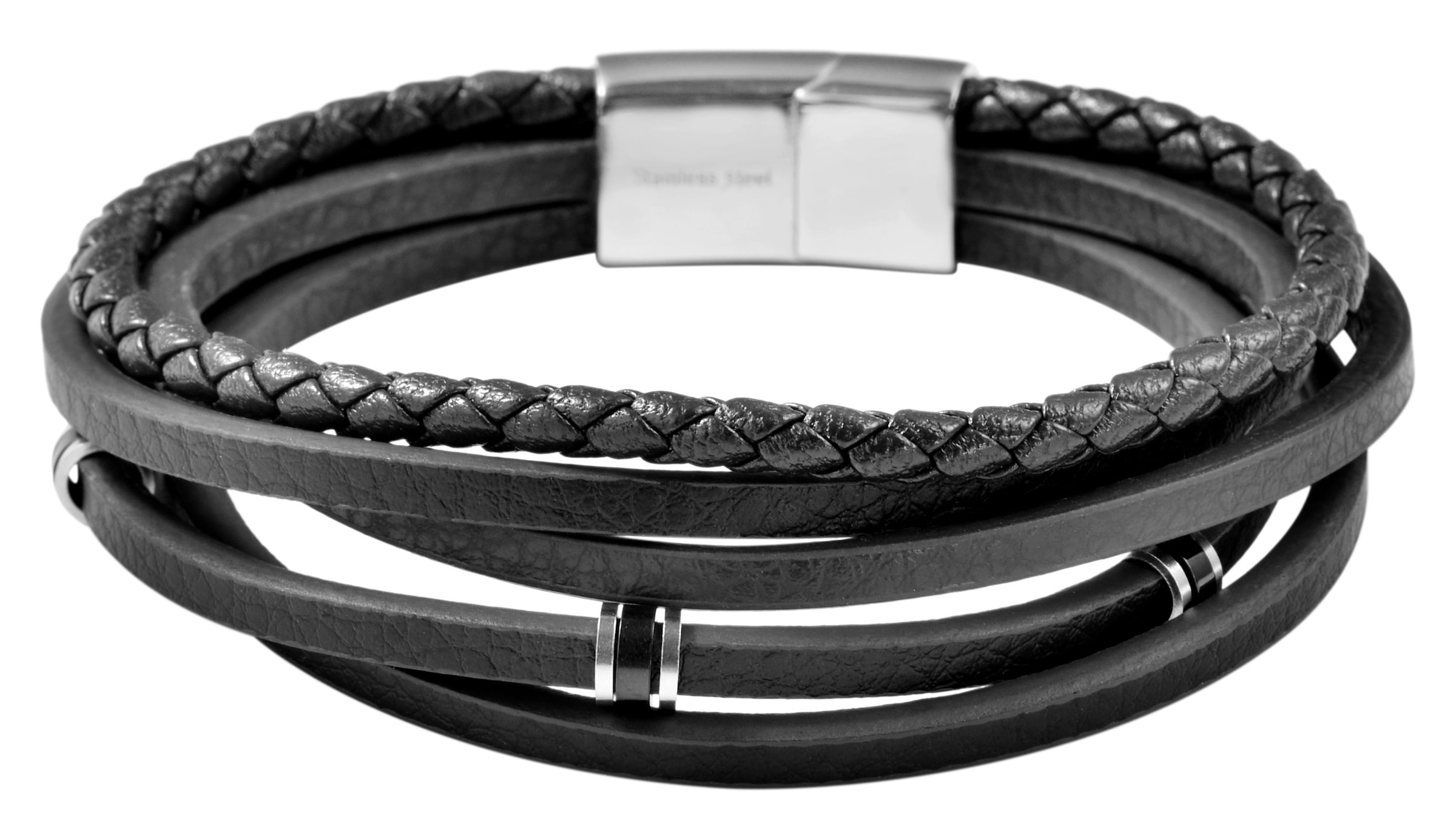 Adelia´s Armband »Unisex Armband aus Leder 21 cm«