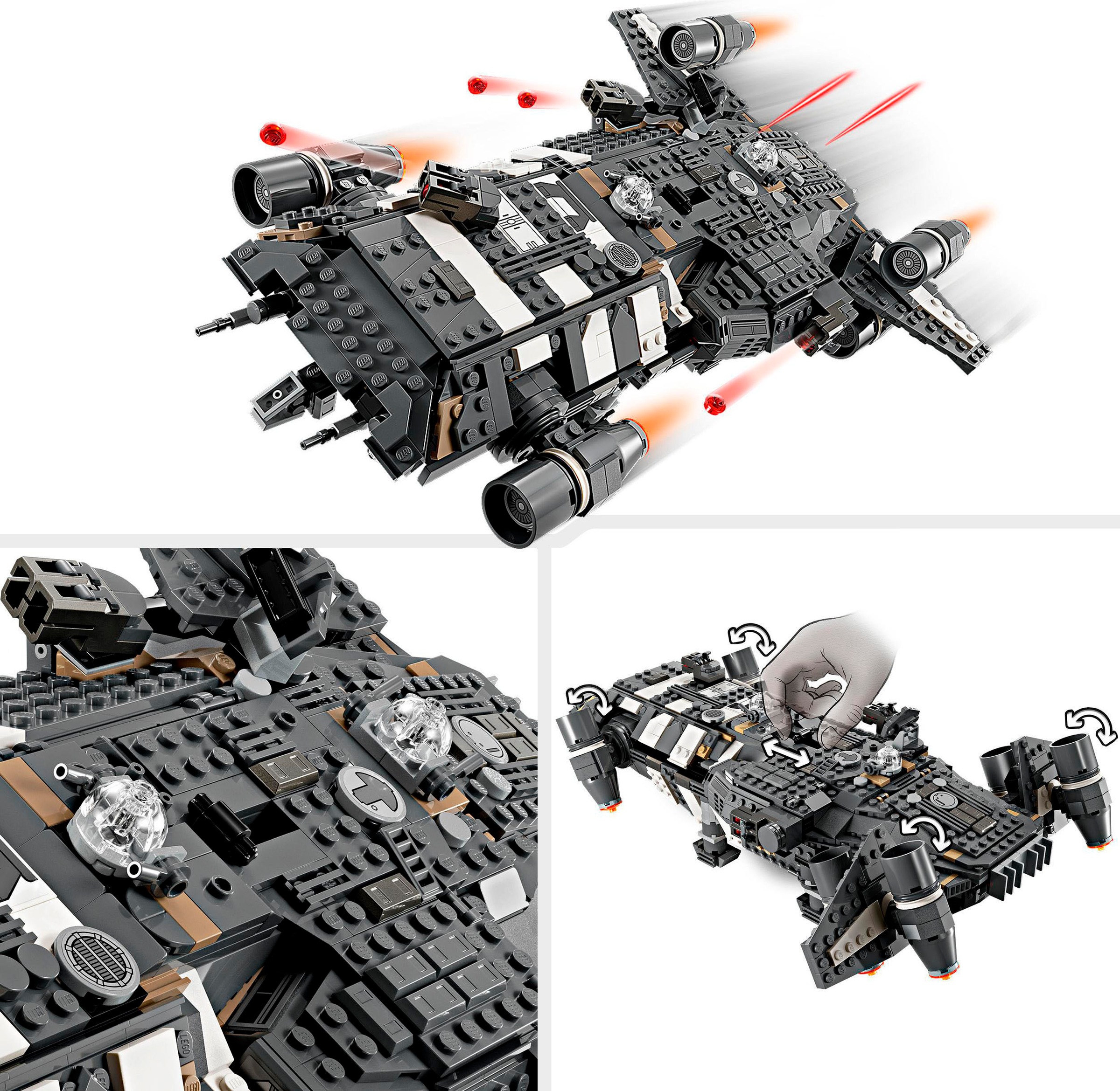 LEGO® Konstruktionsspielsteine »Die Onyx Cinder (75374), LEGO Star Wars ™«, (1325 St.), Made in Europe