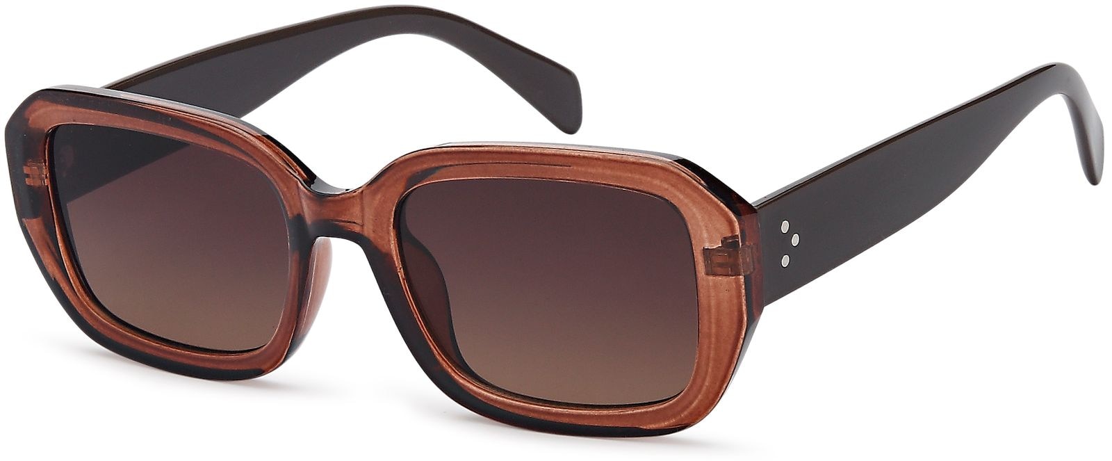styleBREAKER Sonnenbrille »Retro Sonnenbrille Breiter Rahmen Rechteckig« 1 Stk.