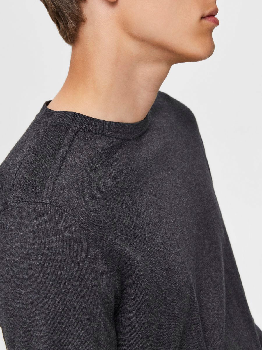 SELECTED HOMME Strickpullover »SLHBERG CREW NECK NOOS«