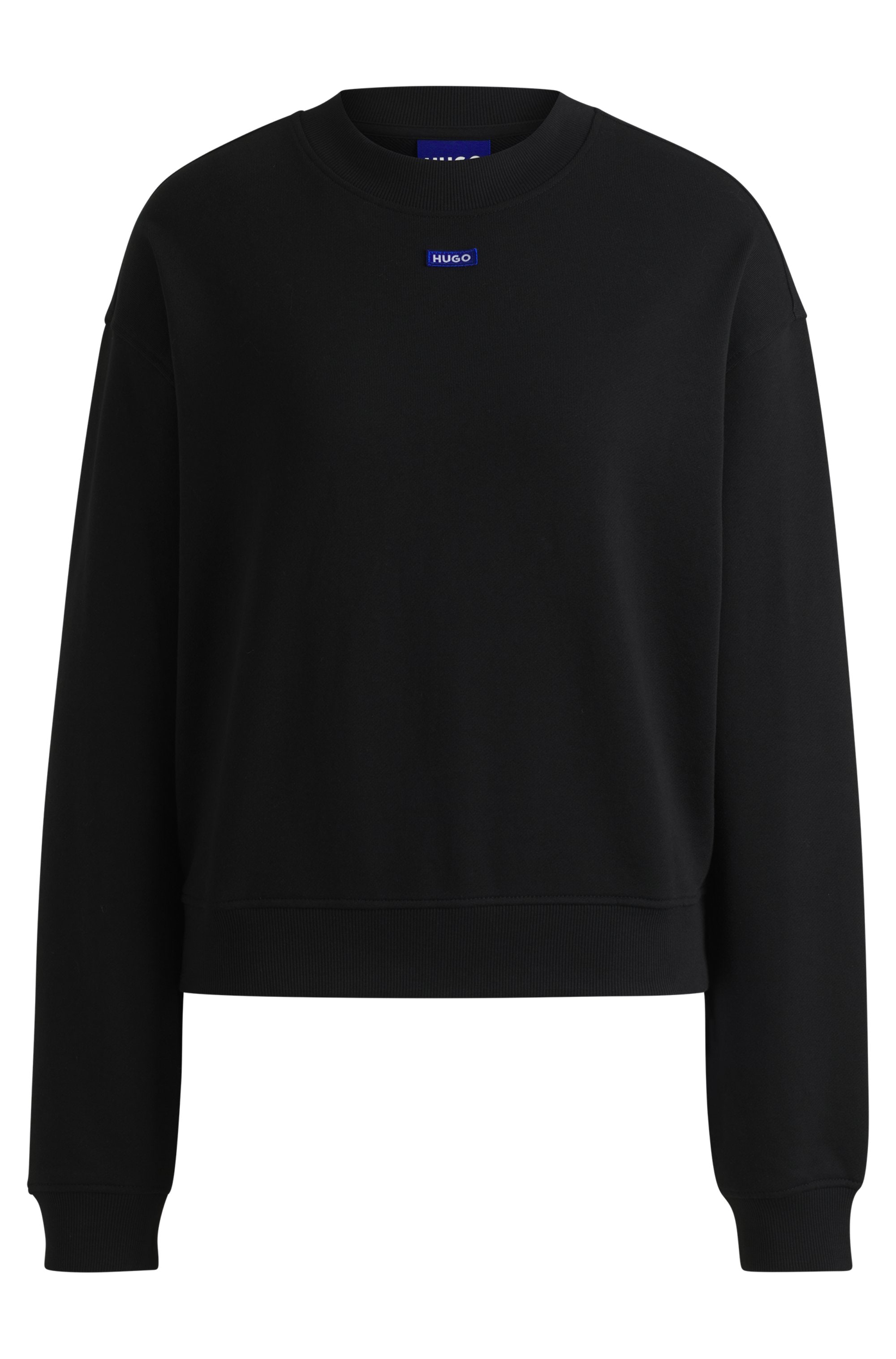 HUGO Blue Sweatshirt »Delessa«, mit Logoaufnäher