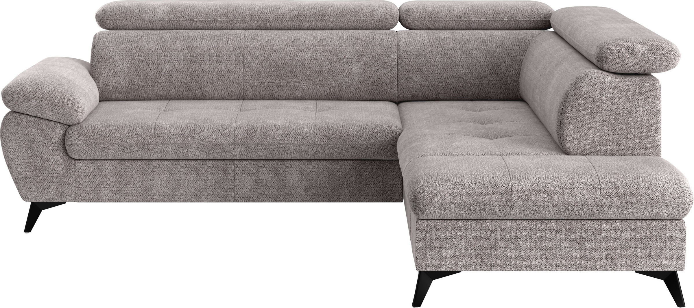 COTTA Ecksofa »Hudson L-Form«, mit Kopfteilverstellung, wahlweise mit Bettfunktion & Bettkasten