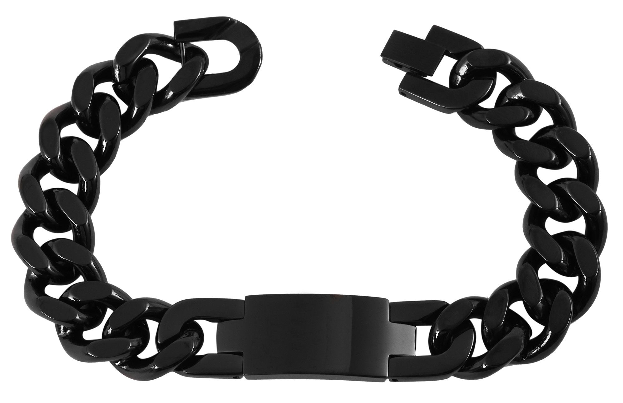 Adelia´s Panzerarmband »Herren Armband ¿ Panzerarmband aus Edelstahl 21,5 cm«