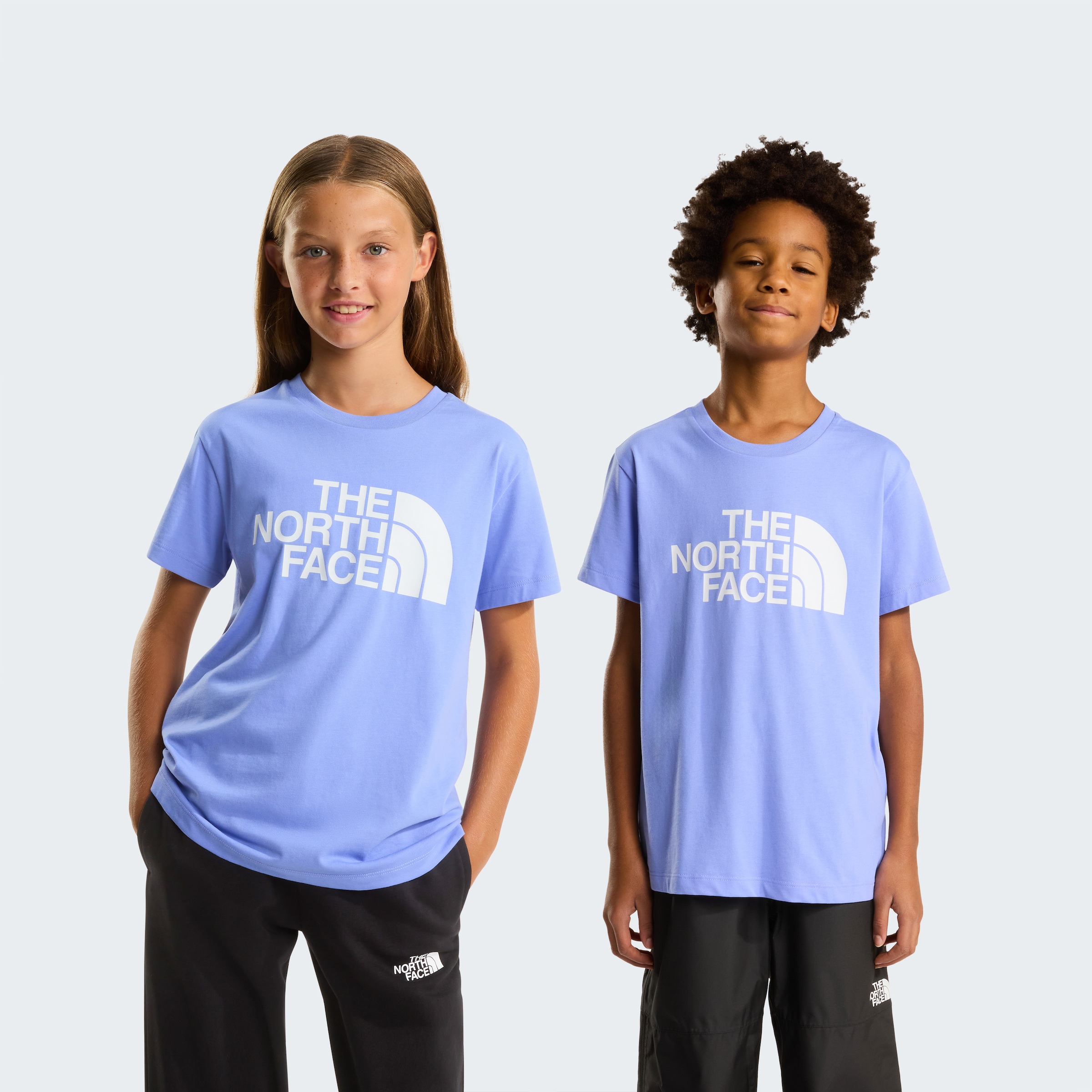 The North Face T-Shirt »TEEN EASY REGULAR SS TEE« für Jugendliche, sportlicher Stil, Kurzarm, Rundhalsausschnitt