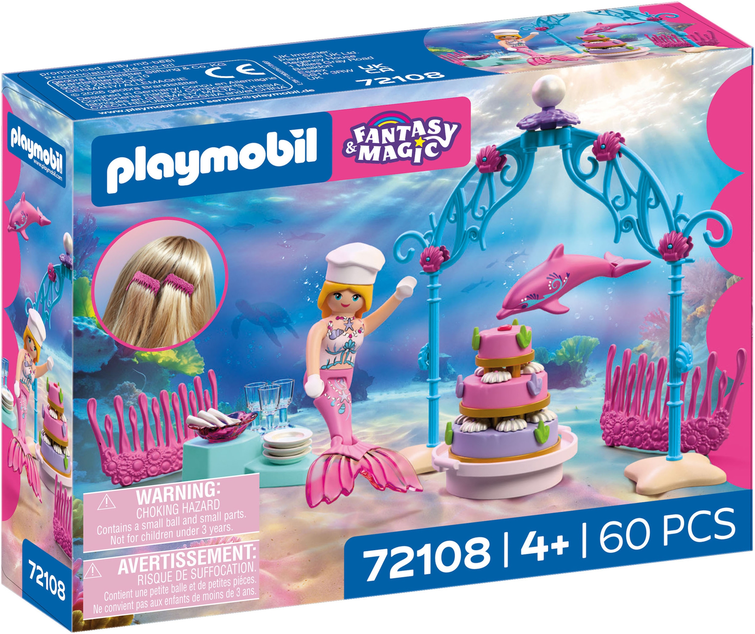 Playmobil® Konstruktions-Spielset »Unterwasserhochzeits-Buffet (72108), Fantasy & Magic«