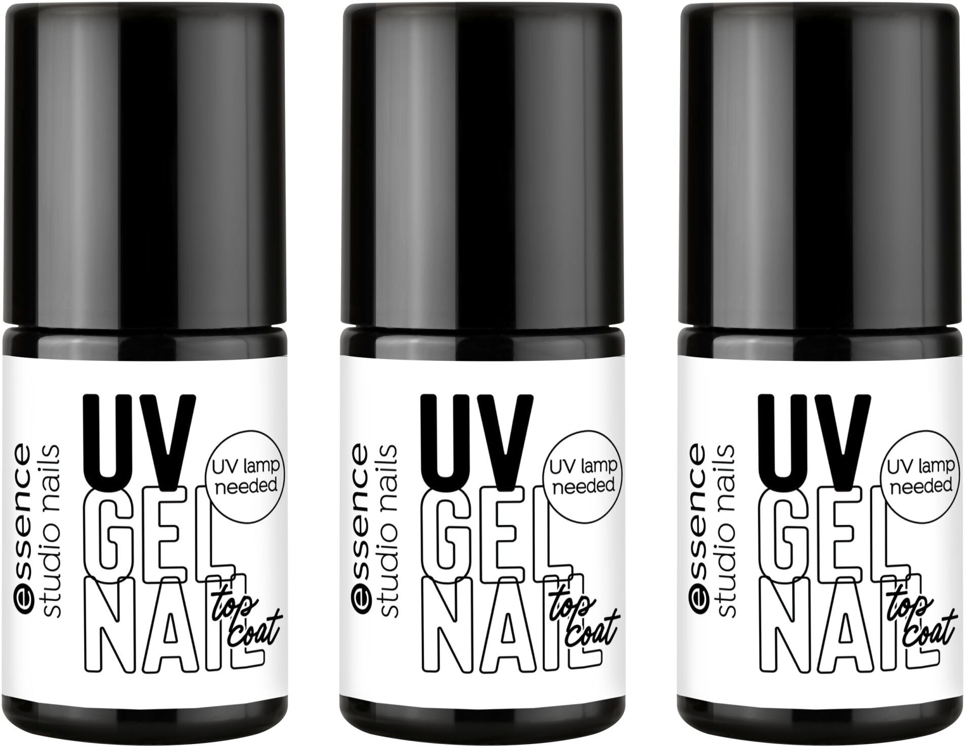 Nagellack »studio nails UV GEL NAIL polish«, (Set, 3 tlg.), mit langanhaltendem Finish