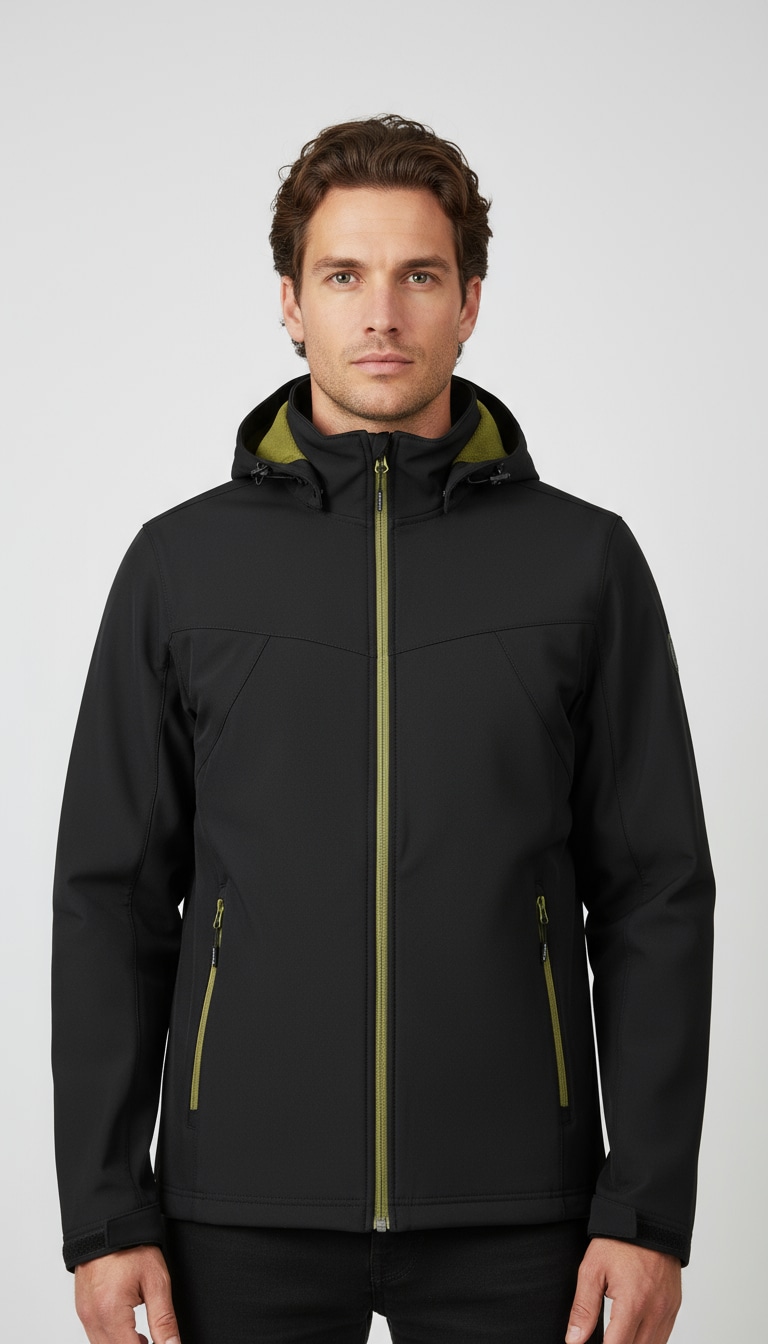 Icepeak Softshelljacke »BRIMFIELD« 1 Stk. tlg. mit Kapuze