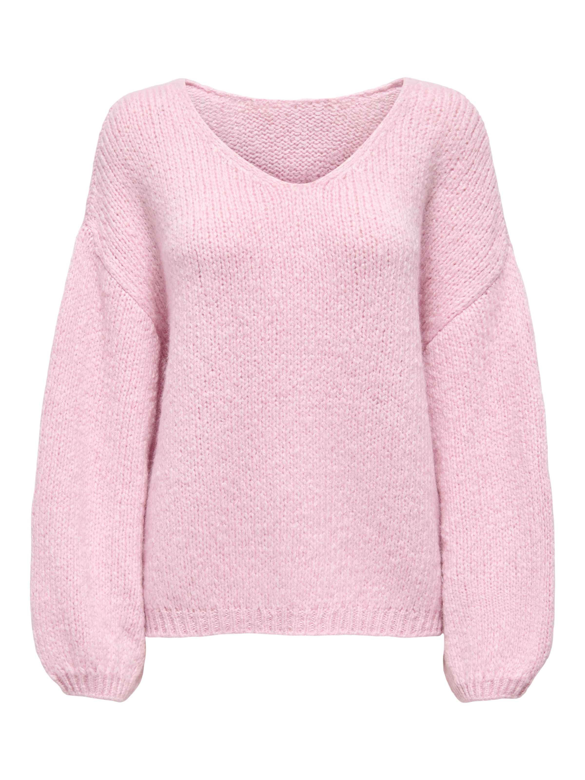 JDY V-Ausschnitt-Pullover »JDYDINEA L/S REVERSIBLE PULLOV. KNT NOOS« Kunstfaser, regular fit