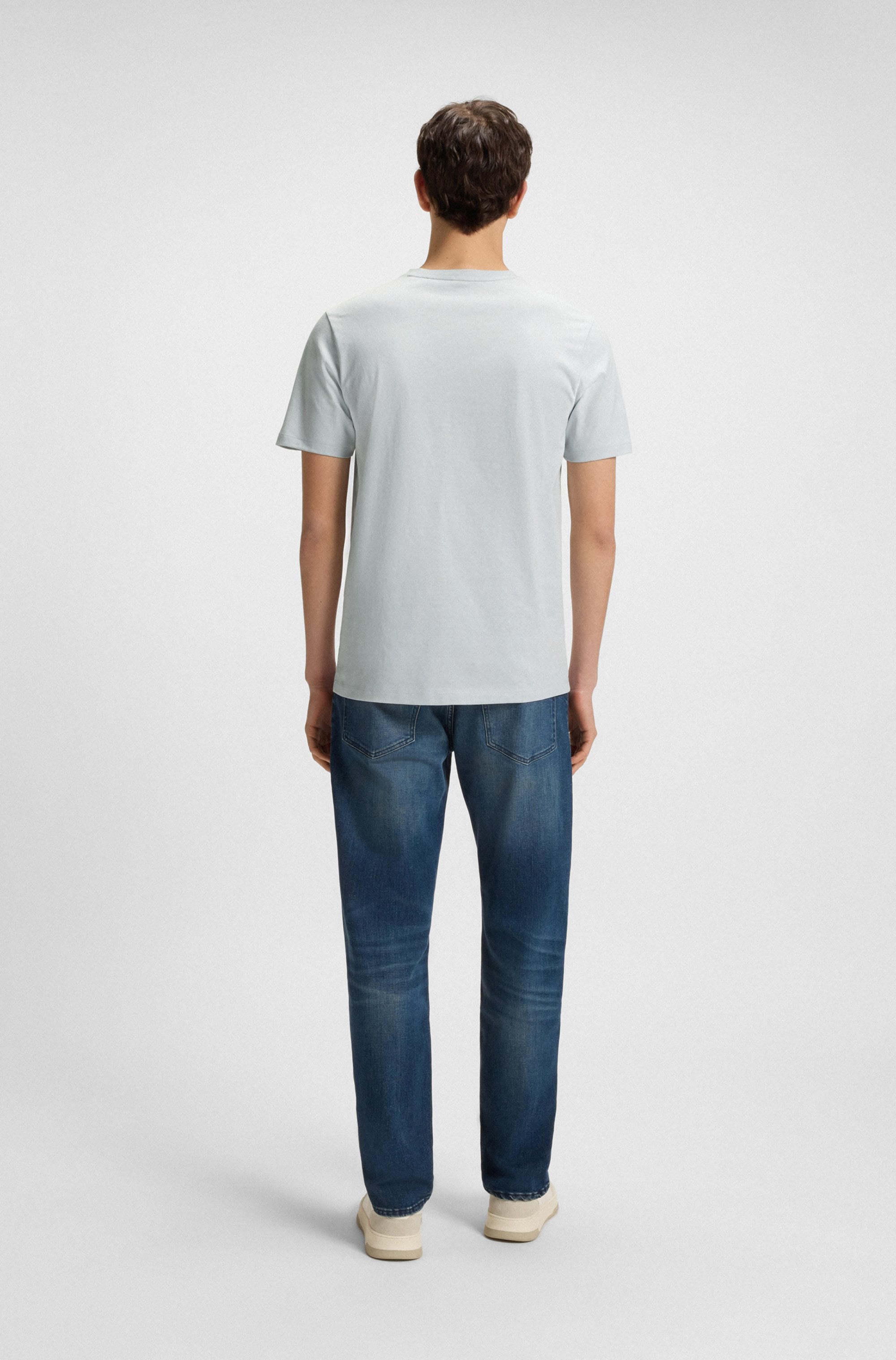 BOSS ORANGE T-Shirt »Tales«, mit BOSS Stickerei auf der Brust
