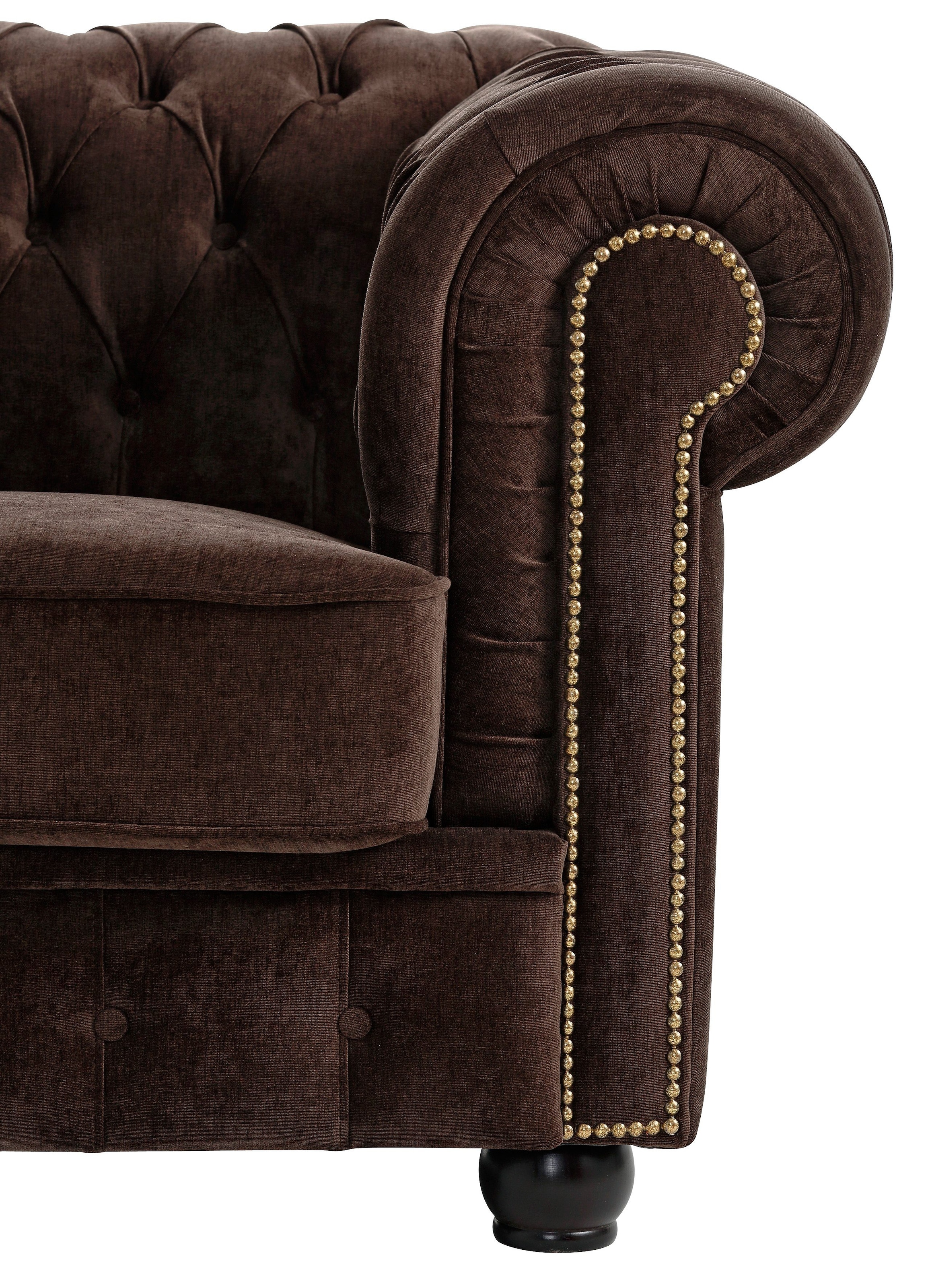 Max Winzer® Chesterfield-Sessel »Rover, Loungesessel«, mit edler Knopfheftung