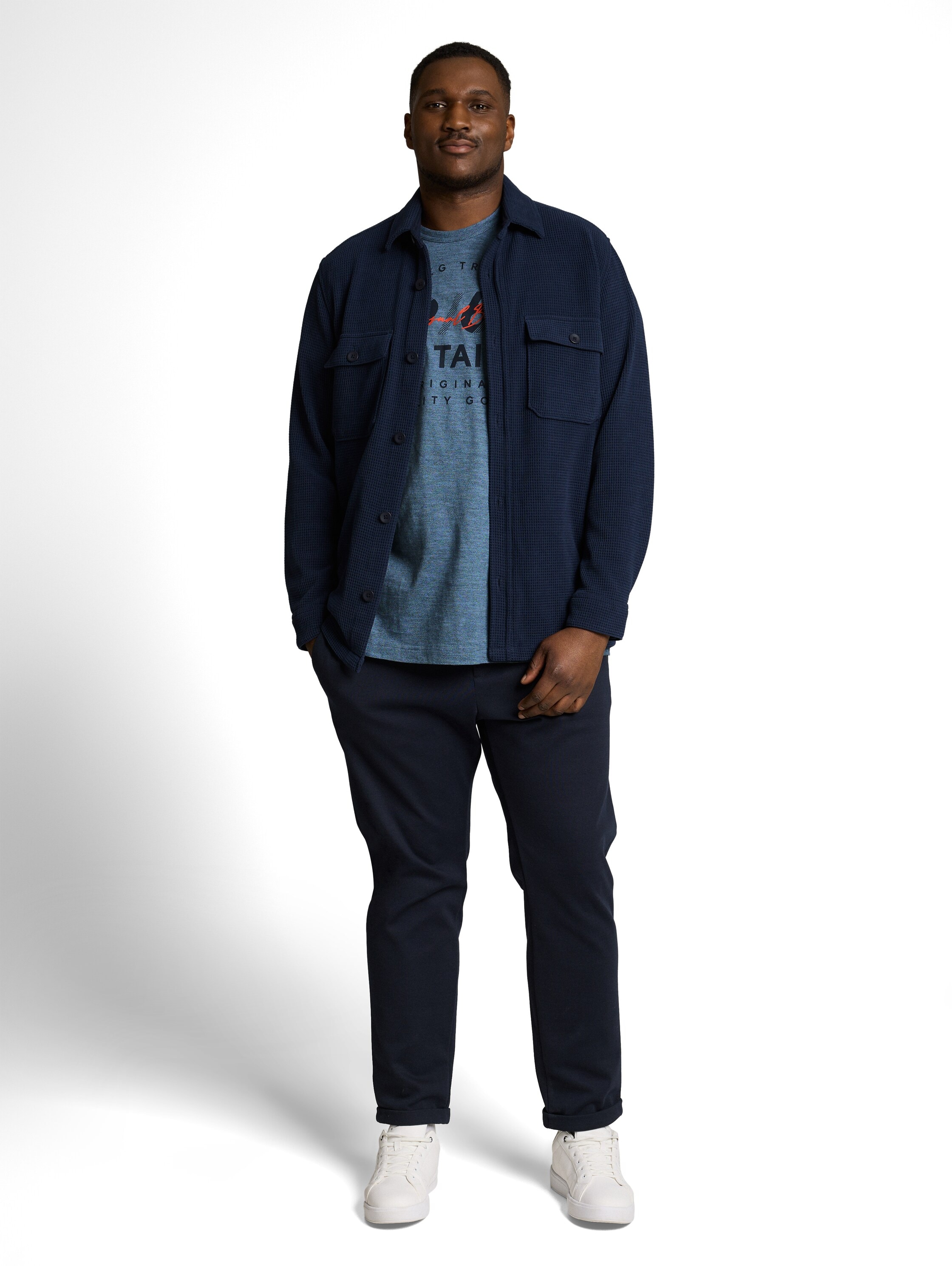 TOM TAILOR PLUS T-Shirt mit Logo Print