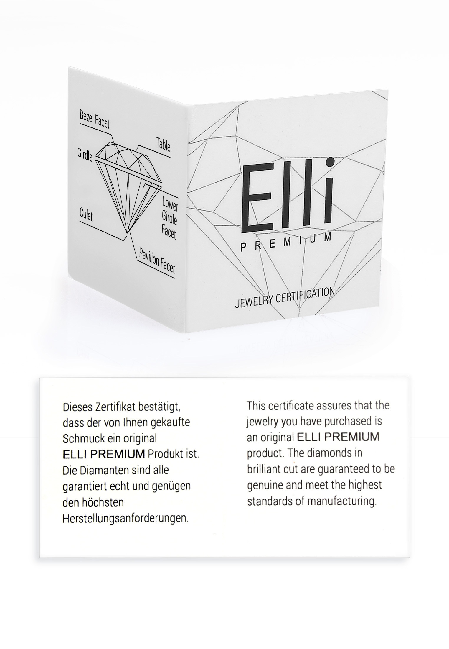 Elli DIAMONDS Armband »Herz Anhänger Liebe Diamant (0.015 ct.) 925 Silber«