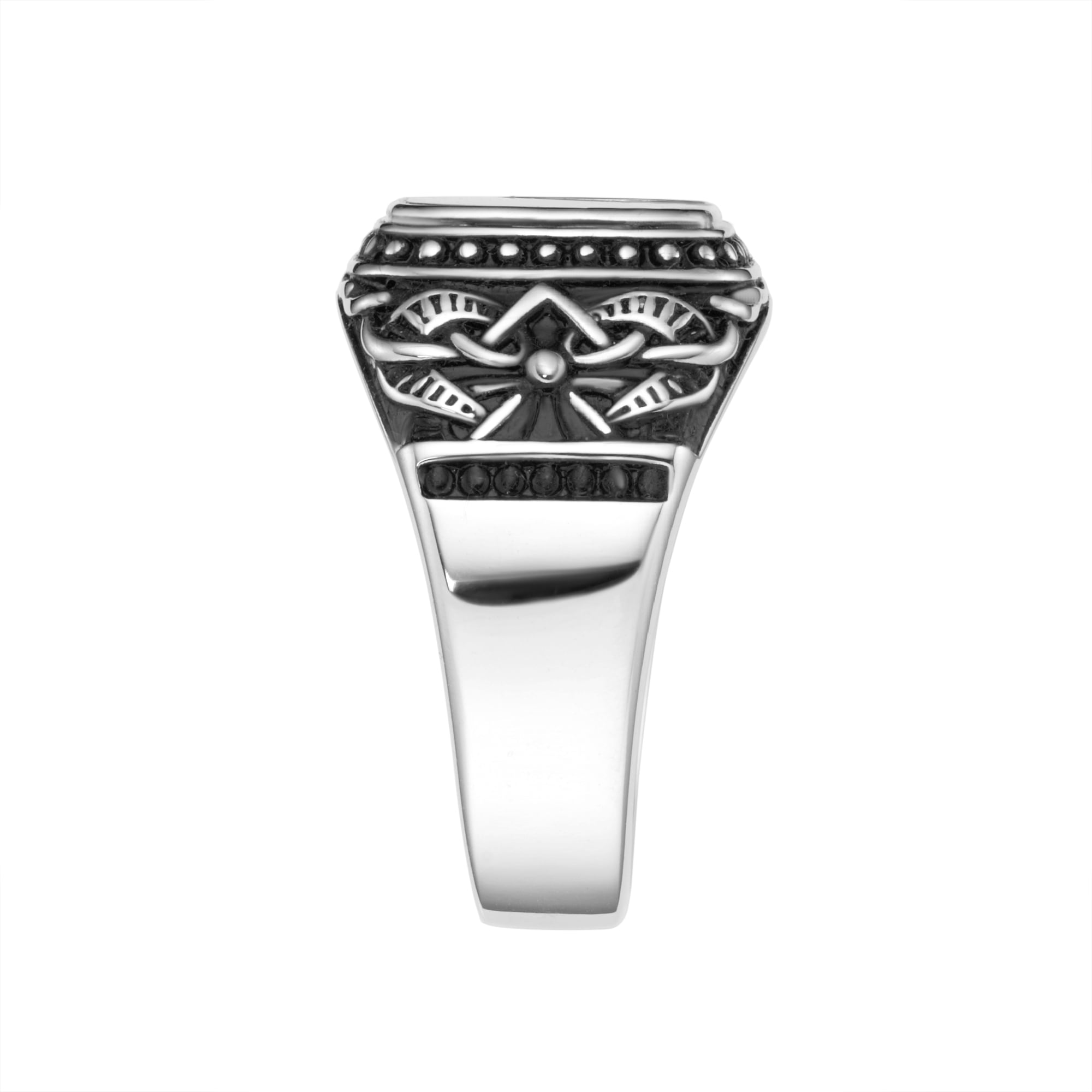 GIORGIO MARTELLO MILANO Silberring »Ring Siegelring mit blauer Lapis-Einlage, Silber 925«