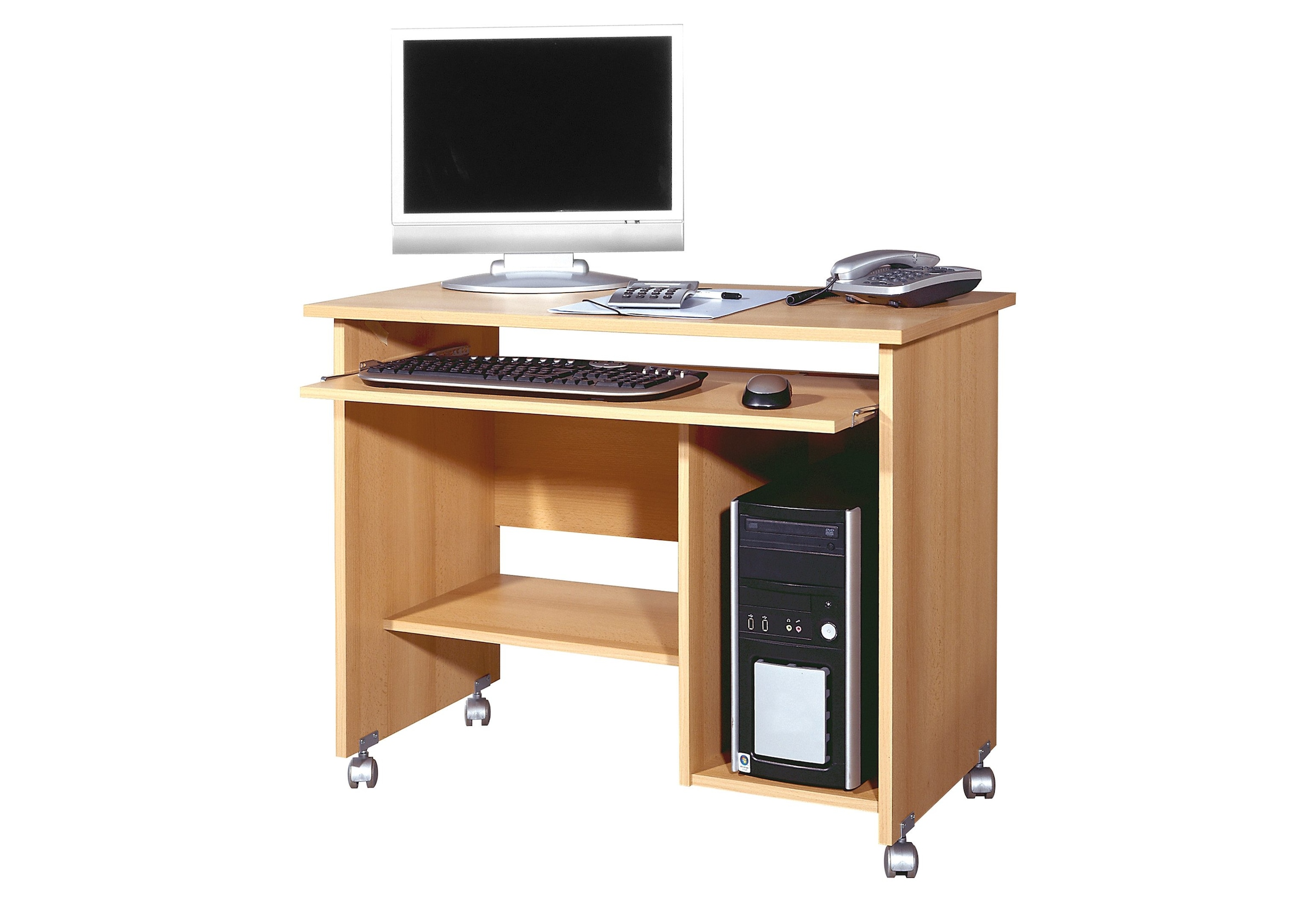 GERMANIA Computertisch »0482 / 0486«, Computertisch für das Home Office  geeignet, mit Tastatur Auszug OTTO Online Shop