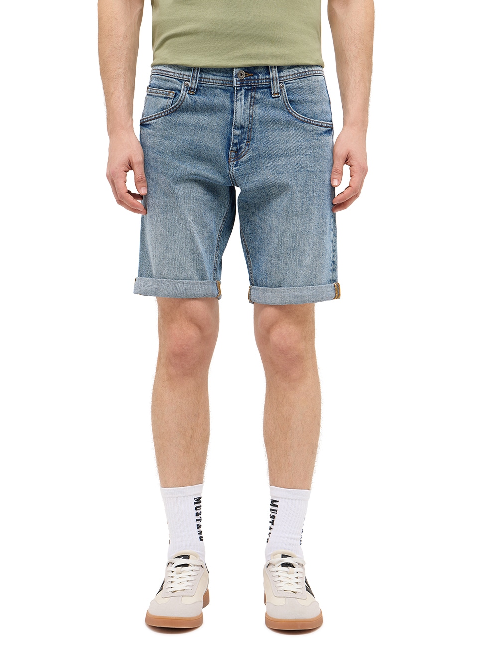 MUSTANG Straight-Jeans »Herren Style Chicago Shorts Z«