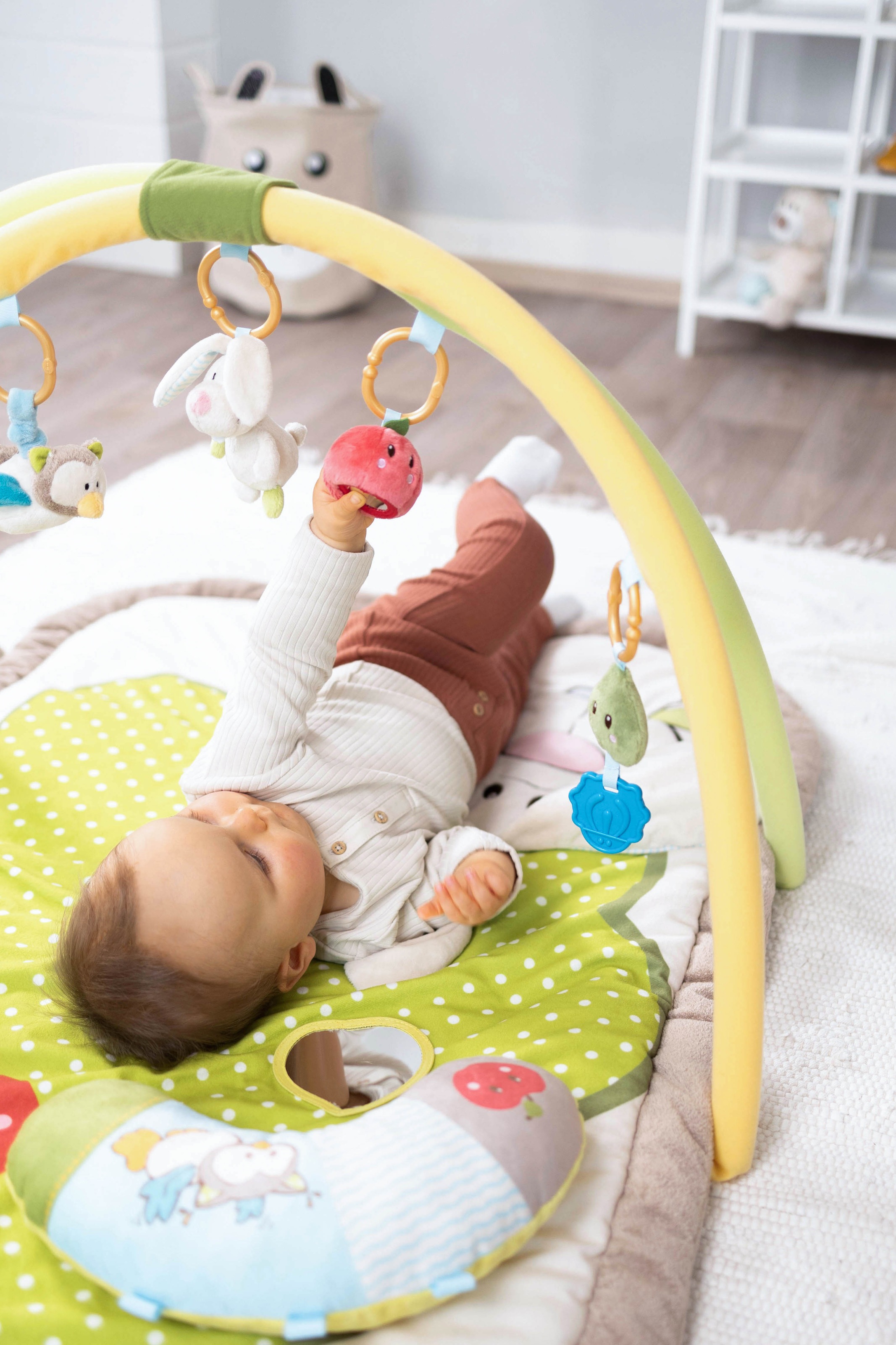 Nici Baby Gym »My First NICI Kollektion, 3-D Activity-Decke«, mit Spielkissen Hase und Eule
