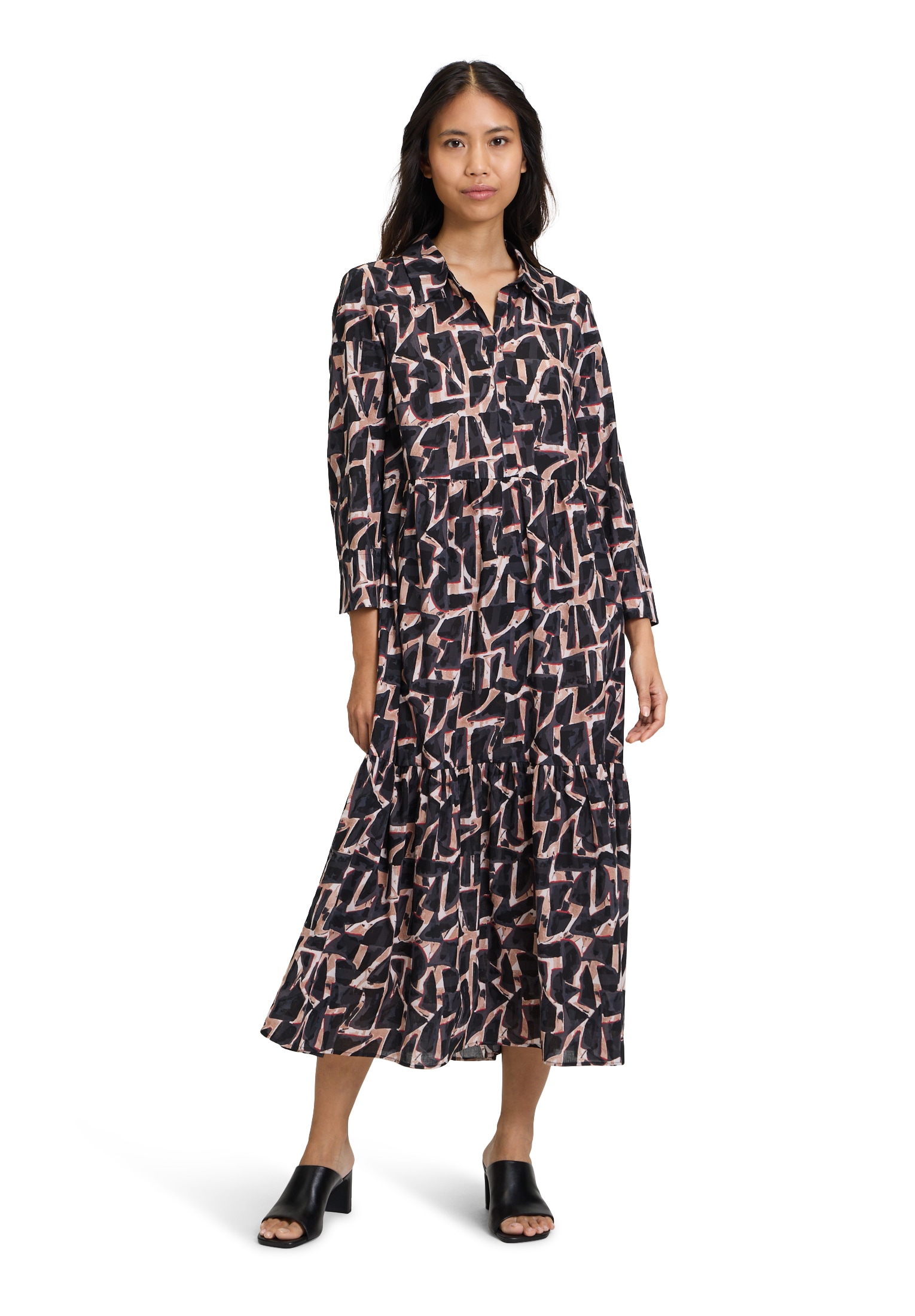 Betty&Co Midikleid »Stufenkleid mit Print«