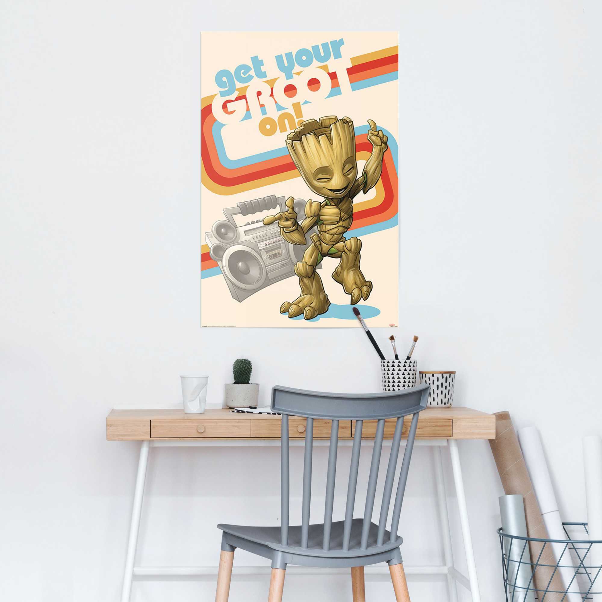 Reinders! Poster »Get your Groot on Guardians of the Galaxy - Baby Groot - Ich bin Groot«, (1 St.)