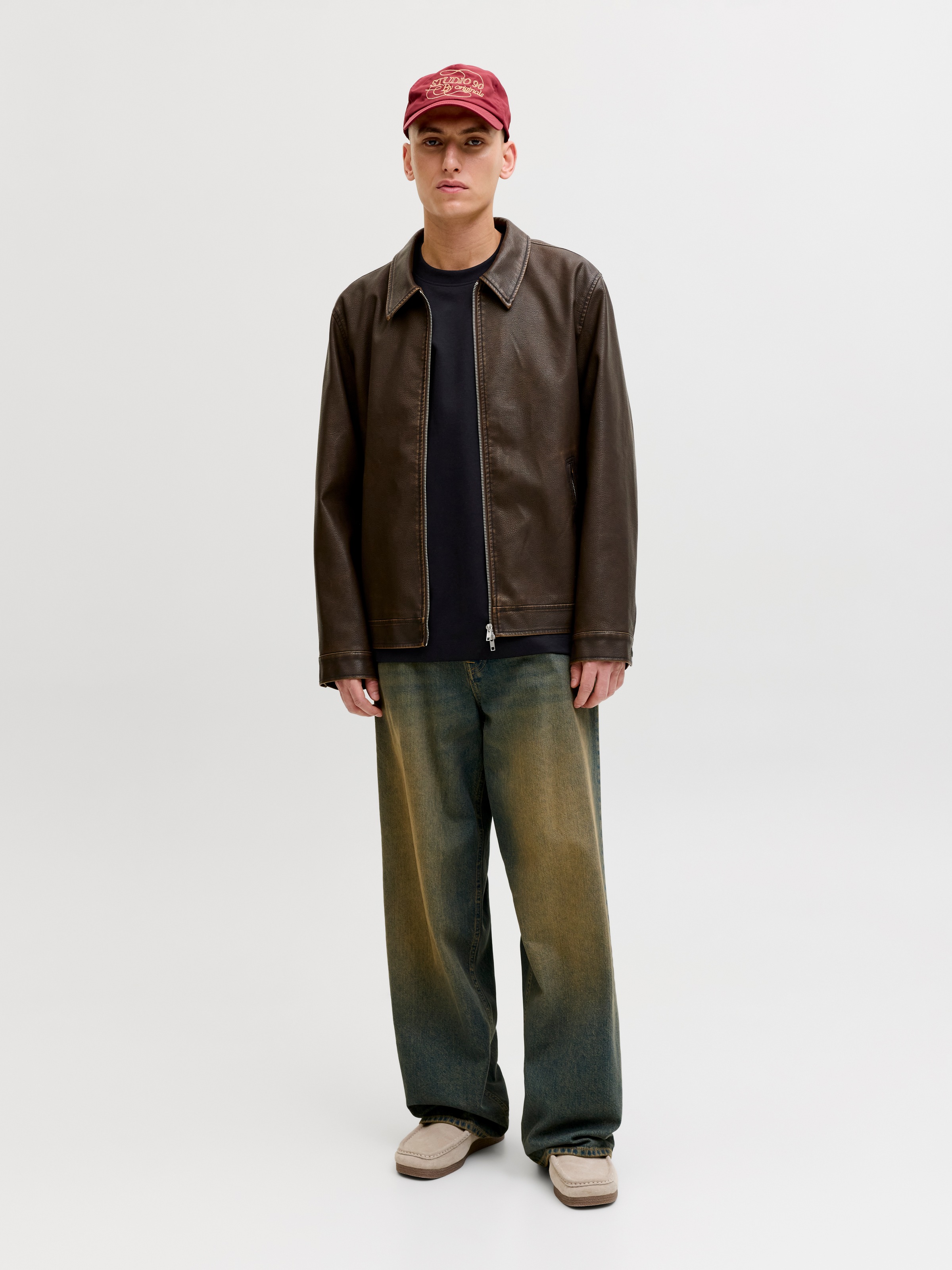 Jack & Jones T-Shirt »JJEBARRON TEE SS O-NECK NOOS« Baumwollmischung, loose fit