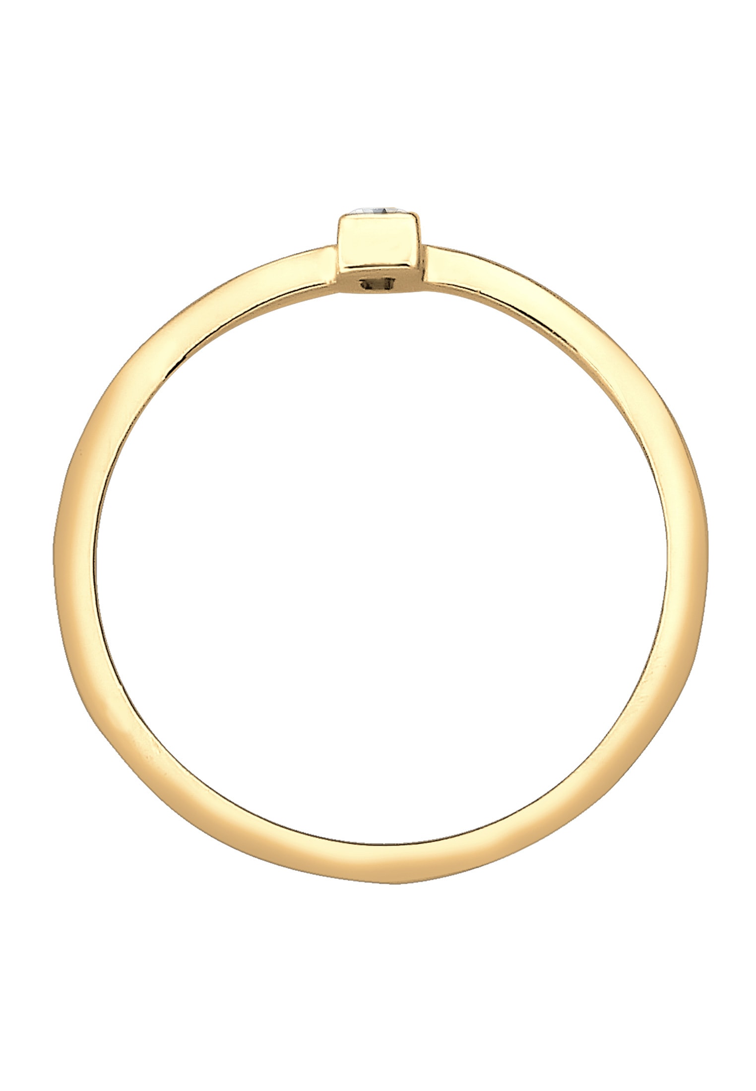 Elli Premium Verlobungsring »Ring Topas Weiß 925 Sterling Silber«