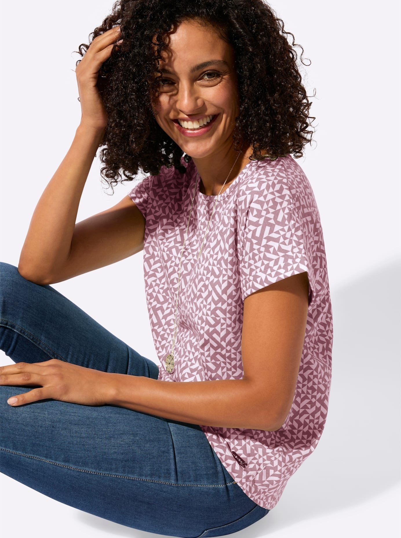 Casual Looks Print-Shirt »Druck-Shirt« 1 tlg. tlg.