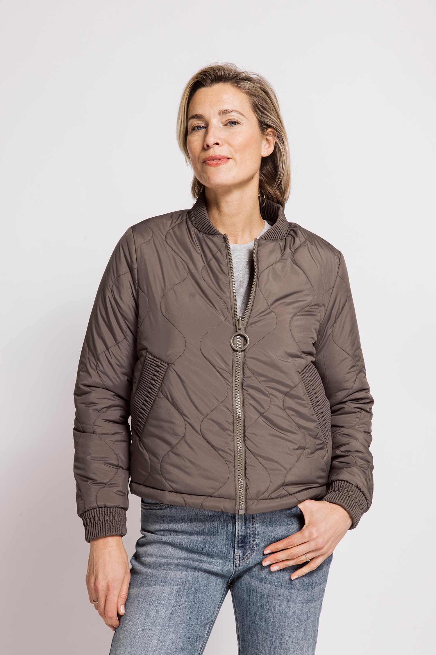 Zhrill Kurzblazer »SARAH« Blouson-Jacke im modernen Stil / Paisley-Muster / Reißverschluss