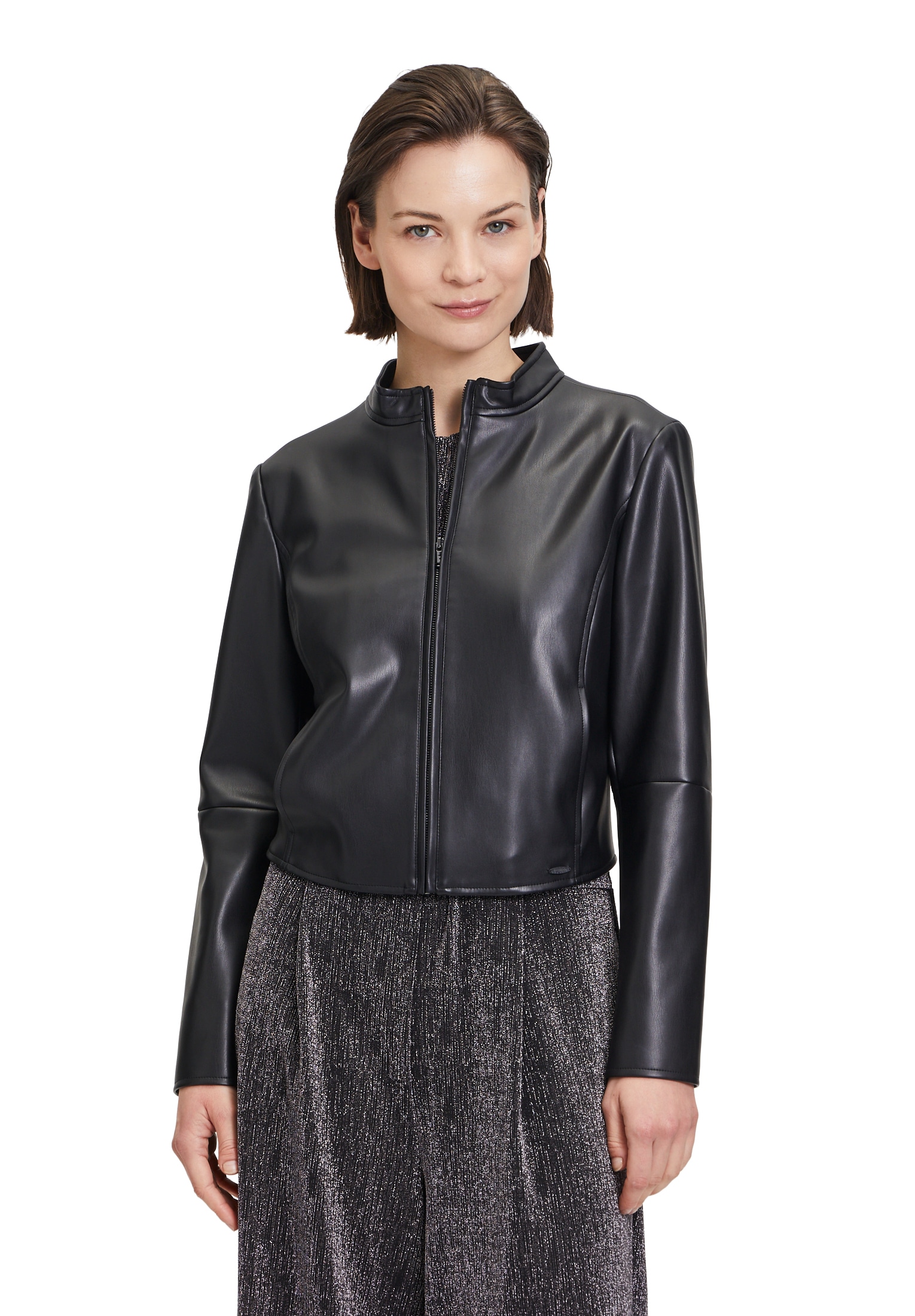 Betty&Co Jackenblazer »Bikerjacke mit Stehkragen«