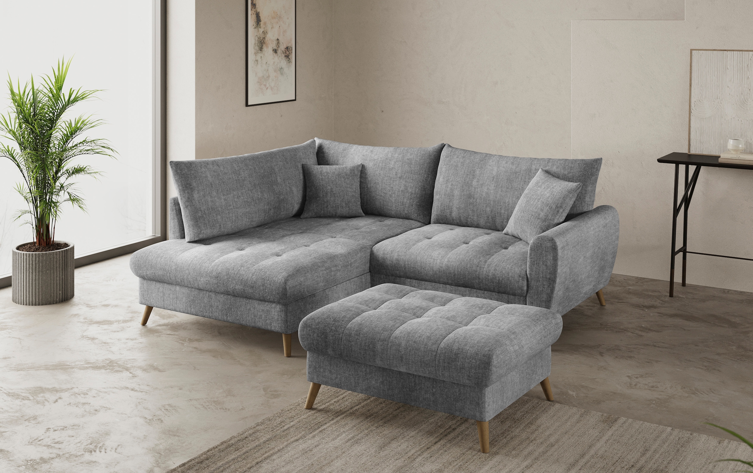 Mr. Couch Hockerbank »Blackburn II«, Passend zu der Garnitur, mit Kaltschaum, bis 140 kg belastbar