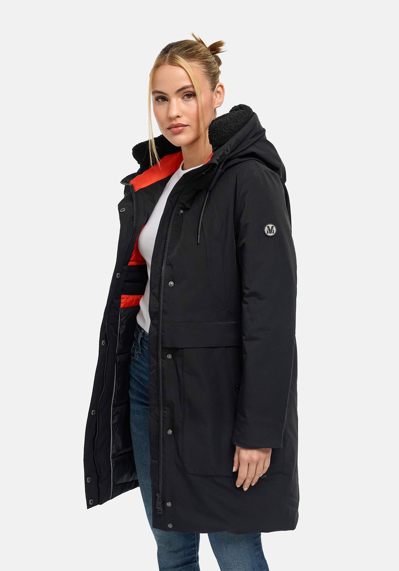 Marikoo Winterjacke »Marikoo Pakaami Damen Parka N158«