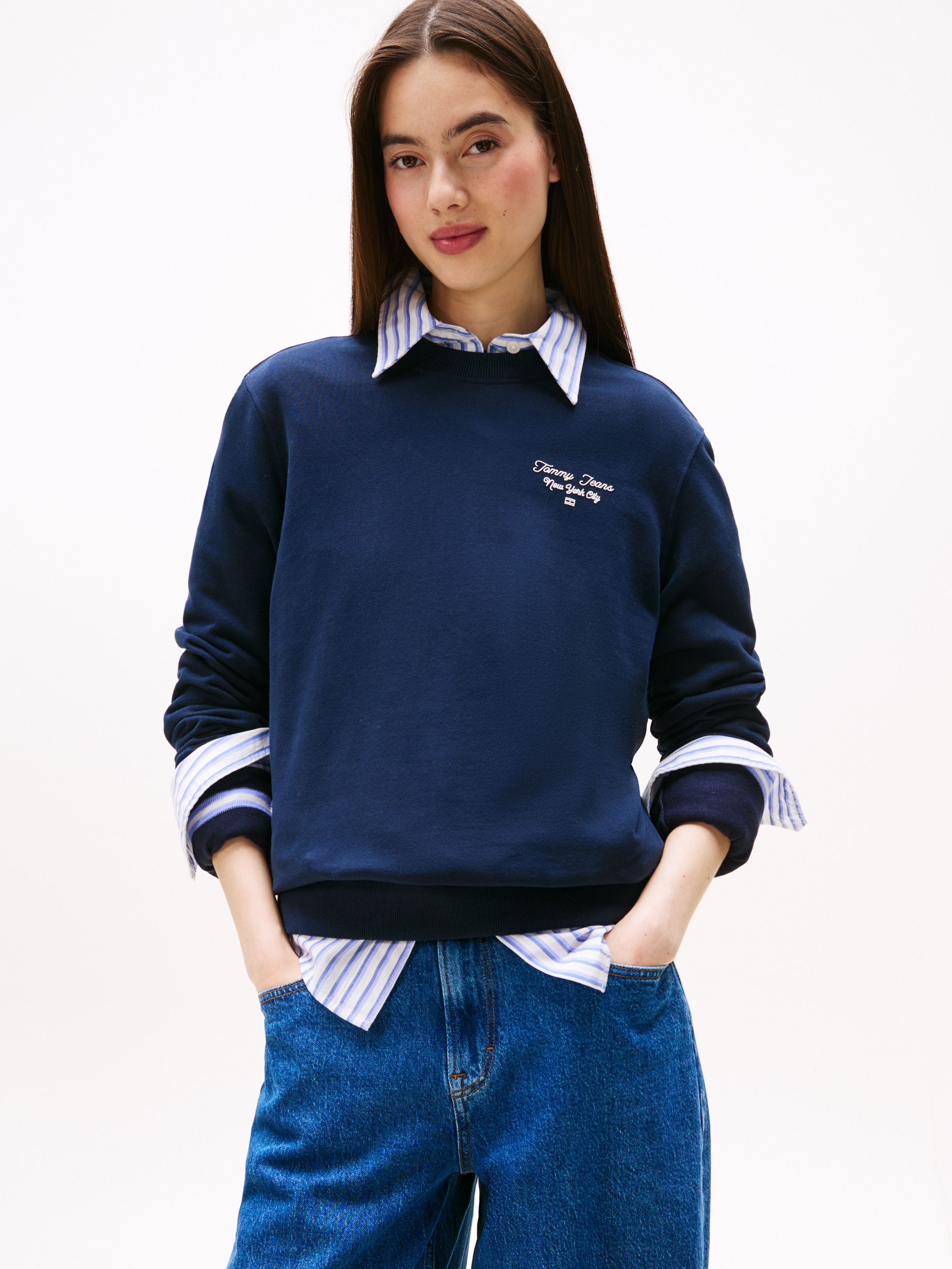 Tommy Jeans Sweatshirt »TJW REG ESS LOGO 1 CREW EXT«
