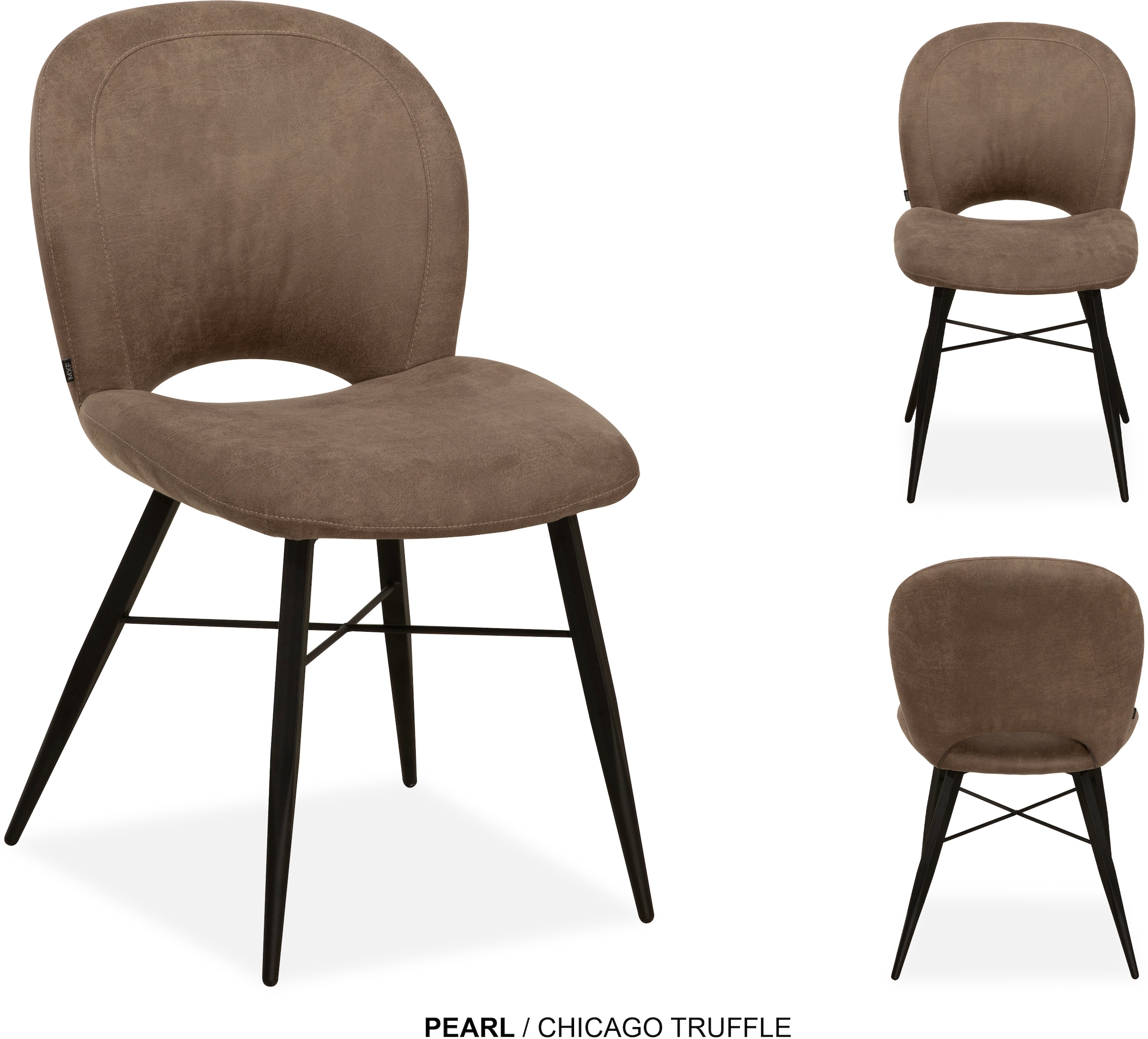 OMG Design Esszimmerstuhl »Pearl« (Set) 2 Stk.Esszimmerstuhl, pflegeleichter Bezug