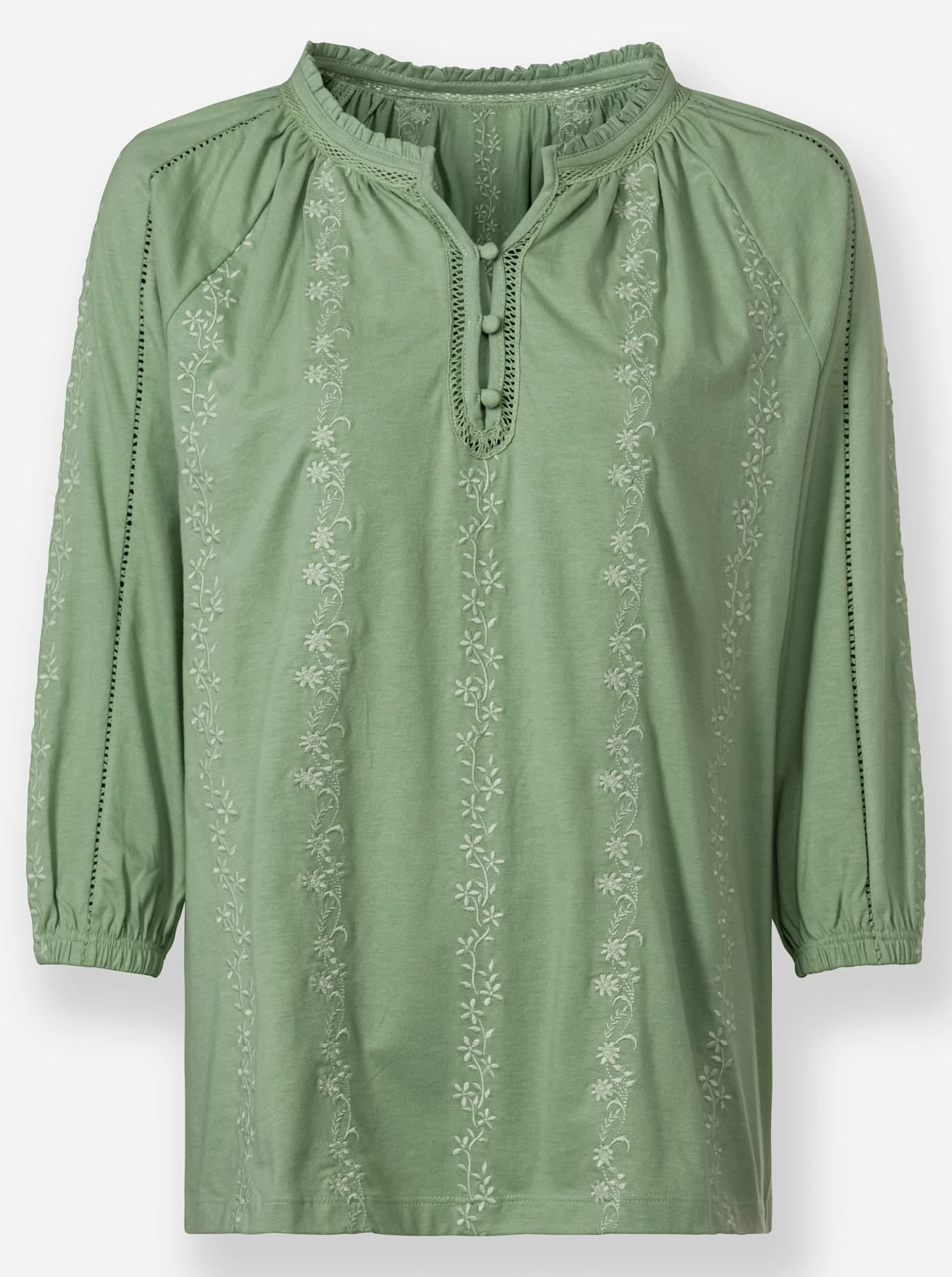 Inspirationen V-Shirt »Shirt«, (1 tlg.)