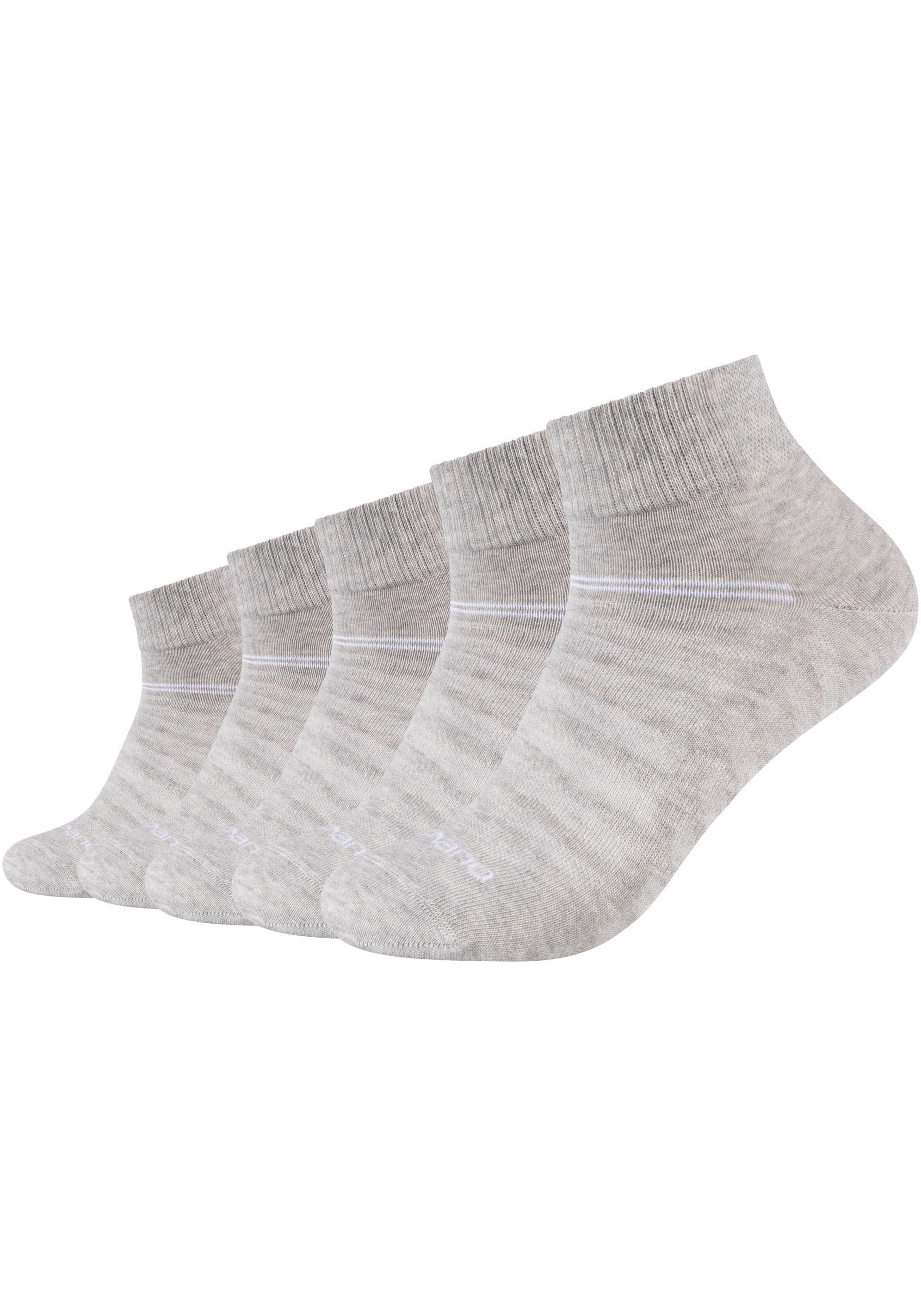 Camano Sneakersocken »mesh ventilation« 10er Pack, 10 Stk. tlg. Mesh-Belüftung: Optimales Fußklima bei jeder Aktivität, Größe 39-42