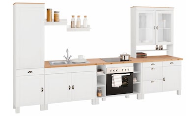 Home affaire Küchenzeile »Oslo«, Breite 350 cm, ohne E-Geräte, 35 mm Arbeitsplatte,... kaufen