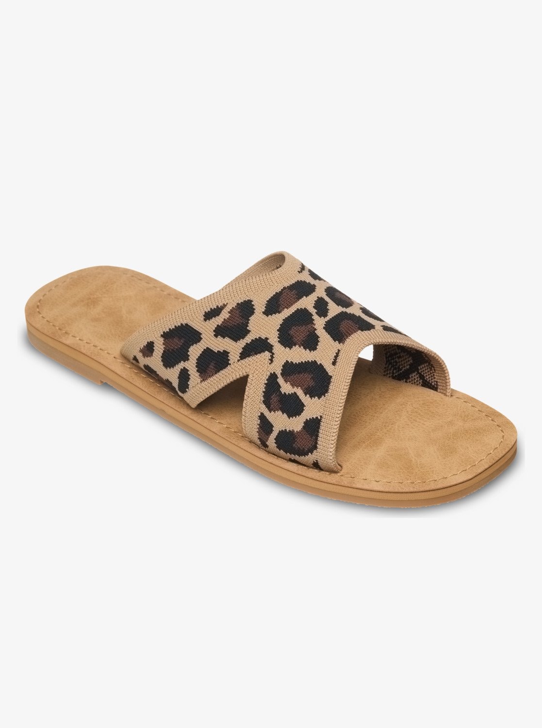 Roxy Sandale »ANDREYA LEO«  Pantolette, Sommerschuh mit Leo-Muster