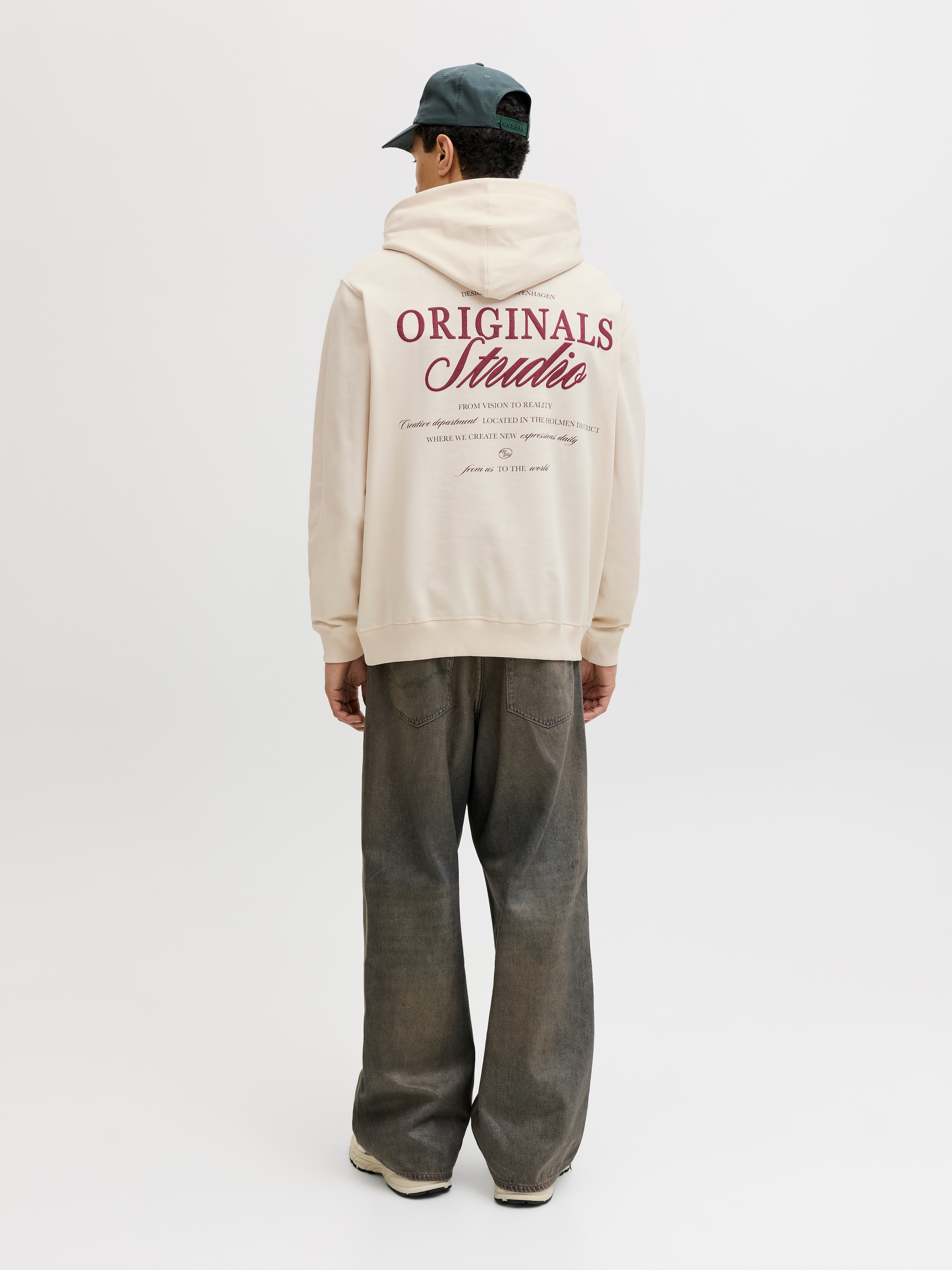 Jack & Jones Kapuzensweatshirt »JORNORREBRO TYPO BACK SWEAT HOOD SN«, mit Print

