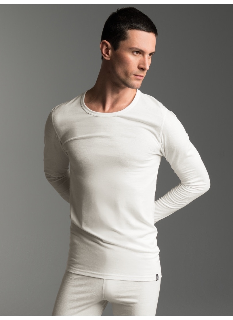 Trigema Longsleeve »TRIGEMA Sportshirt aus Merinowolle« 1 Stk.