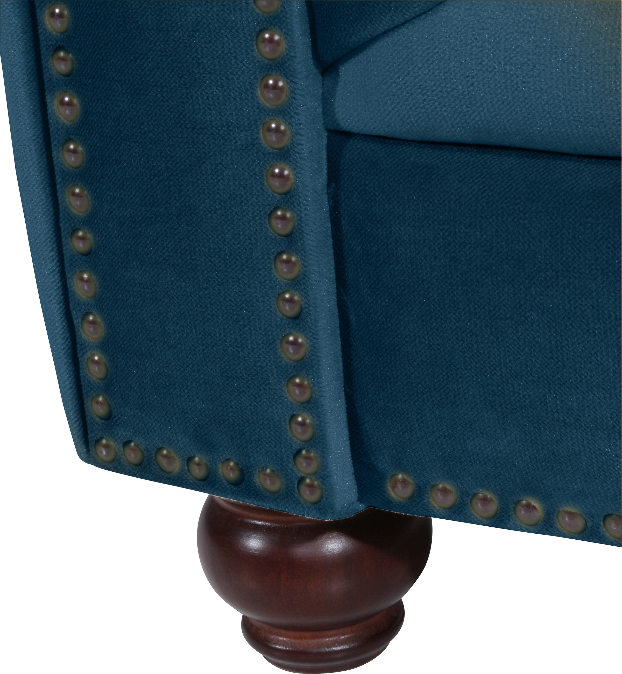 Max Winzer® Polstergarnitur »Old England Chesterfield, hochwertig und elegant«, (3 tlg.), mit edler Knopfheftung, 3-tlg.