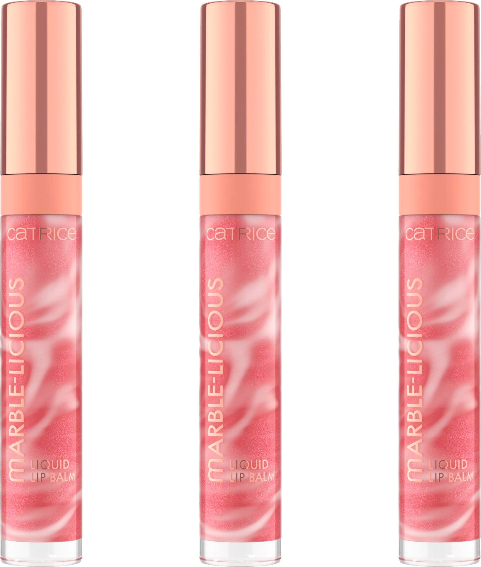 Catrice Lipgloss »Marble-licious Liquid Lip Balm«, (Set, 3 tlg.)