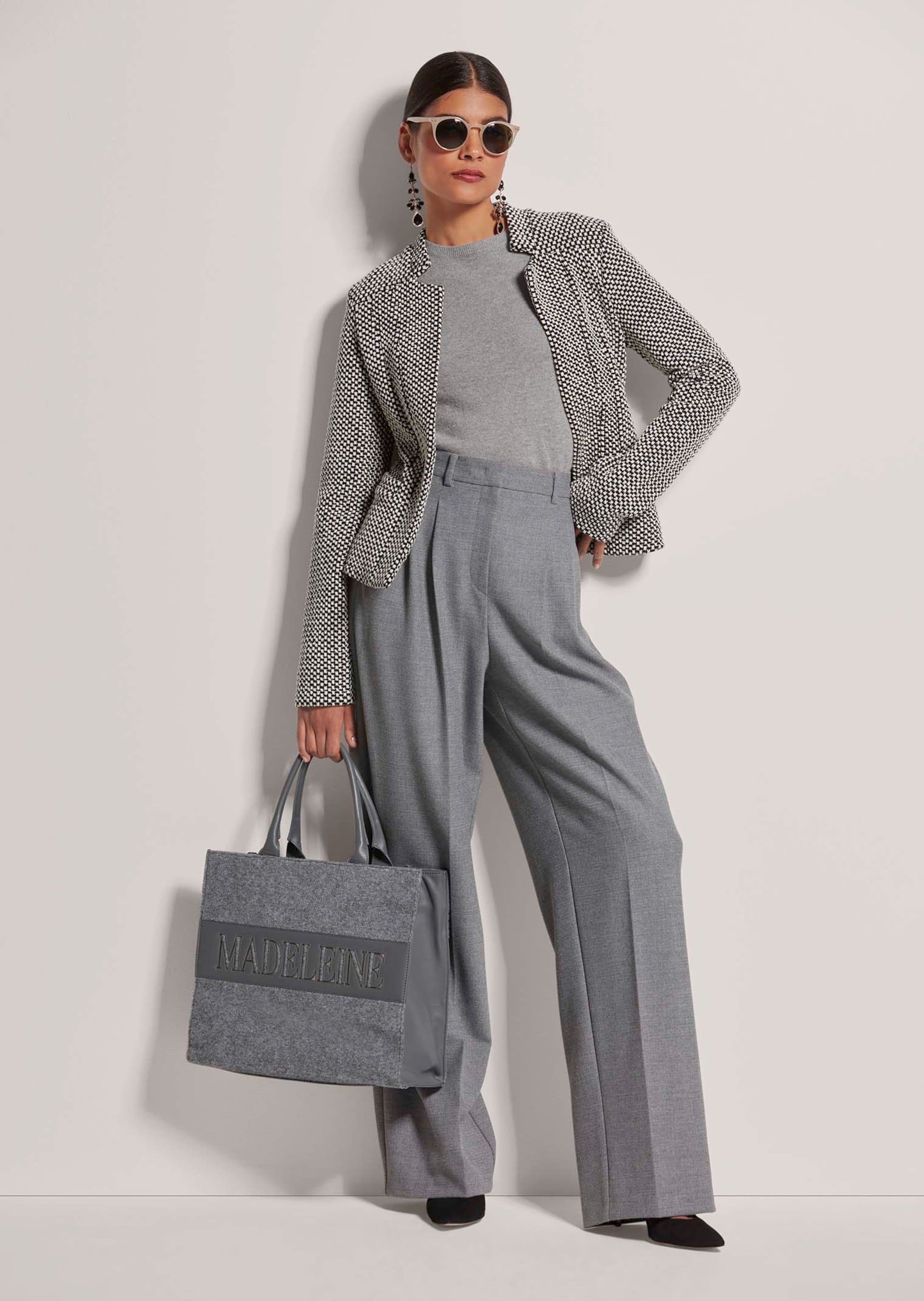 MADELEINE Jerseyblazer »Blazer Verschlussloser Kurzblazer«