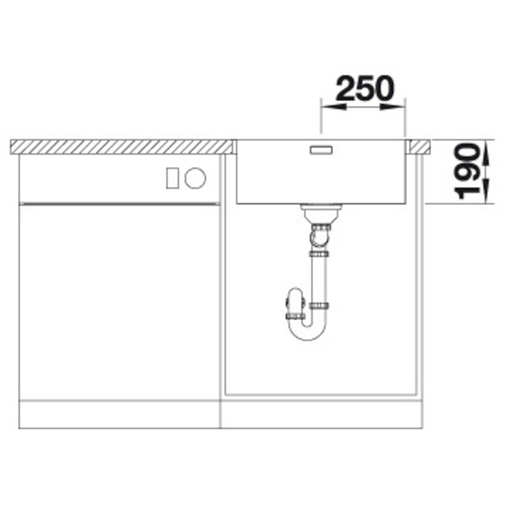 Blanco Edelstahlspüle »ANDANO 500-IF/A«